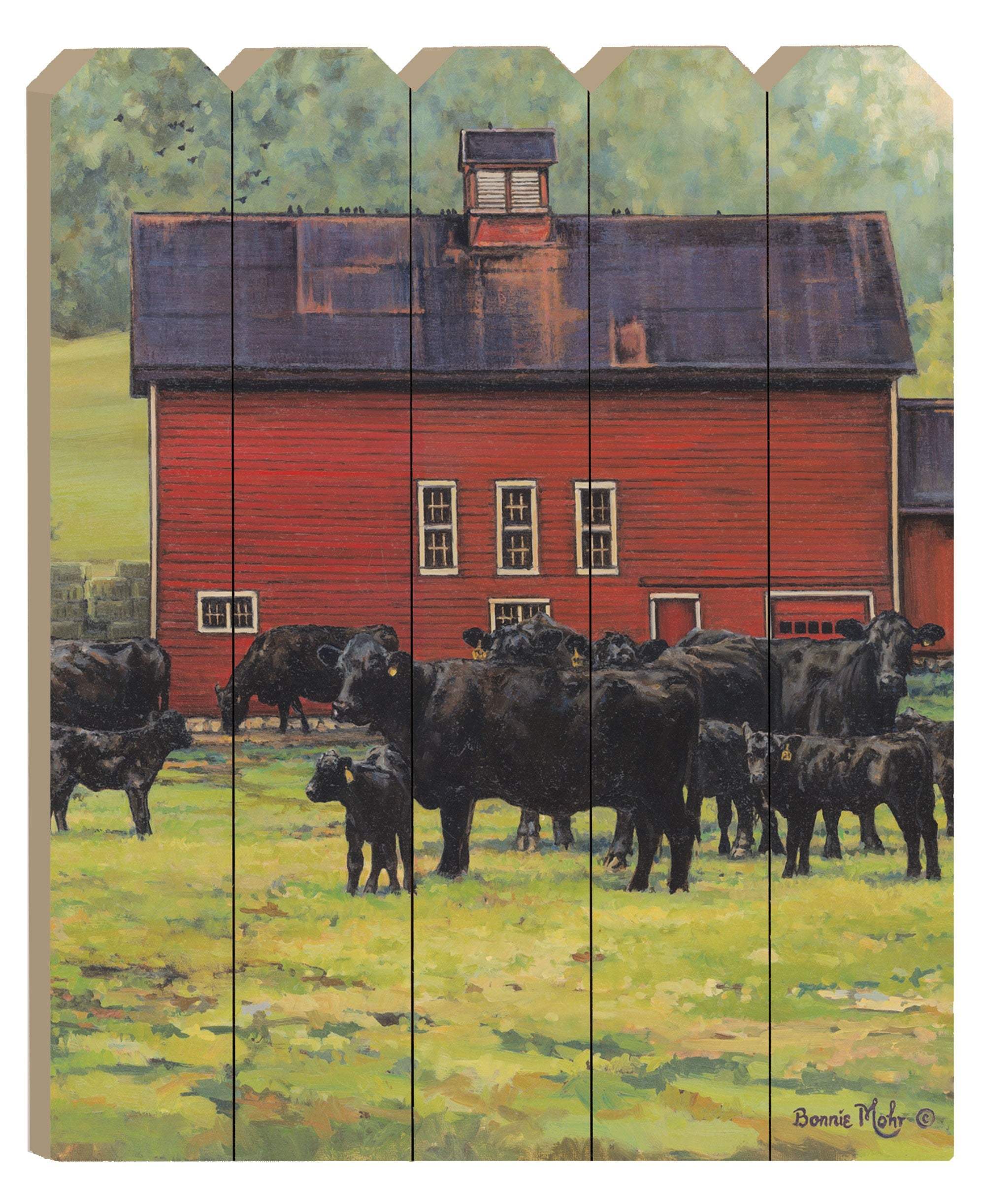 By the Red Barn Unframed Print Wall Art - Image 2