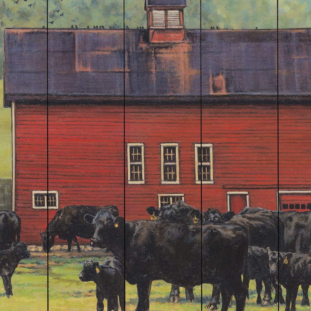 By the Red Barn Unframed Print Wall Art - Image 3
