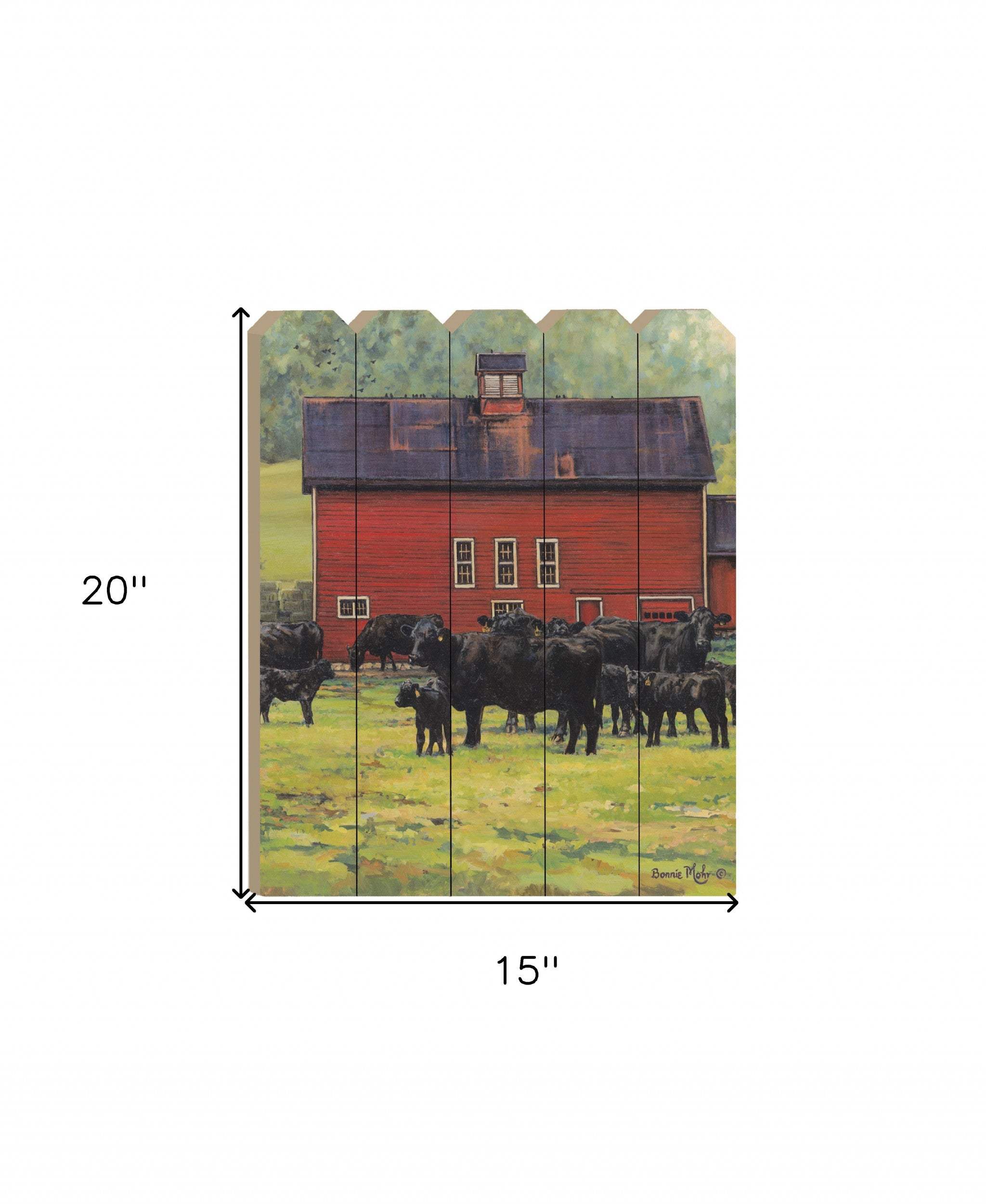 By the Red Barn Unframed Print Wall Art - Image 5