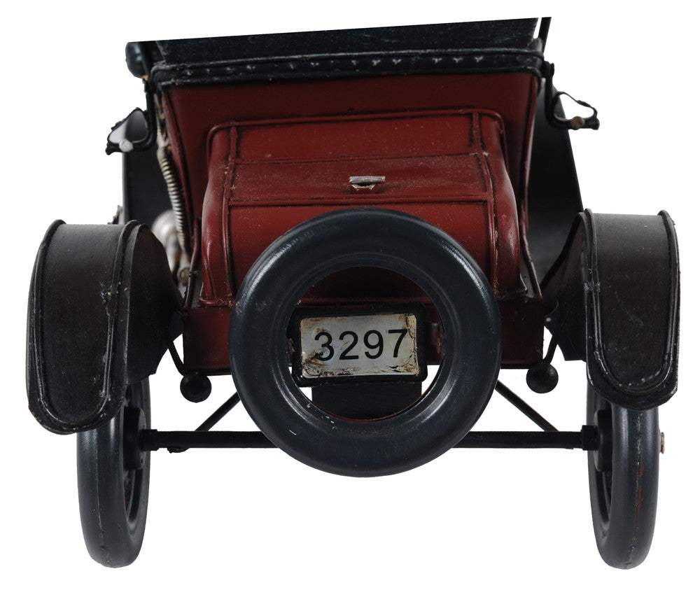 c1924 Red Ford Model T Car Sculpture - Image 4