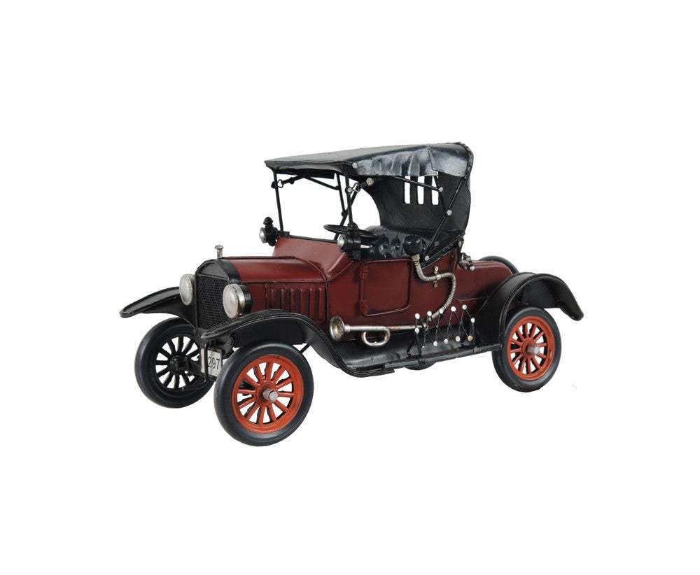c1924 Red Ford Model T Car Sculpture - Image 5