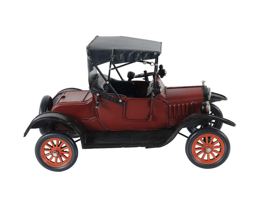 c1924 Red Ford Model T Car Sculpture - Image 7