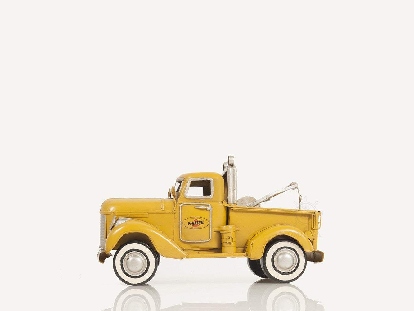 c1926 Pennzoil Tow Truck Yellow Model Sculpture - Image 6