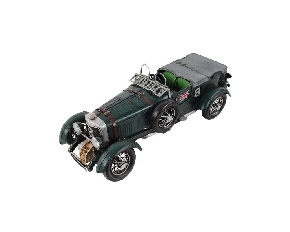 c1930 Bently Blower British Race Car Model Sculpture - Image 4
