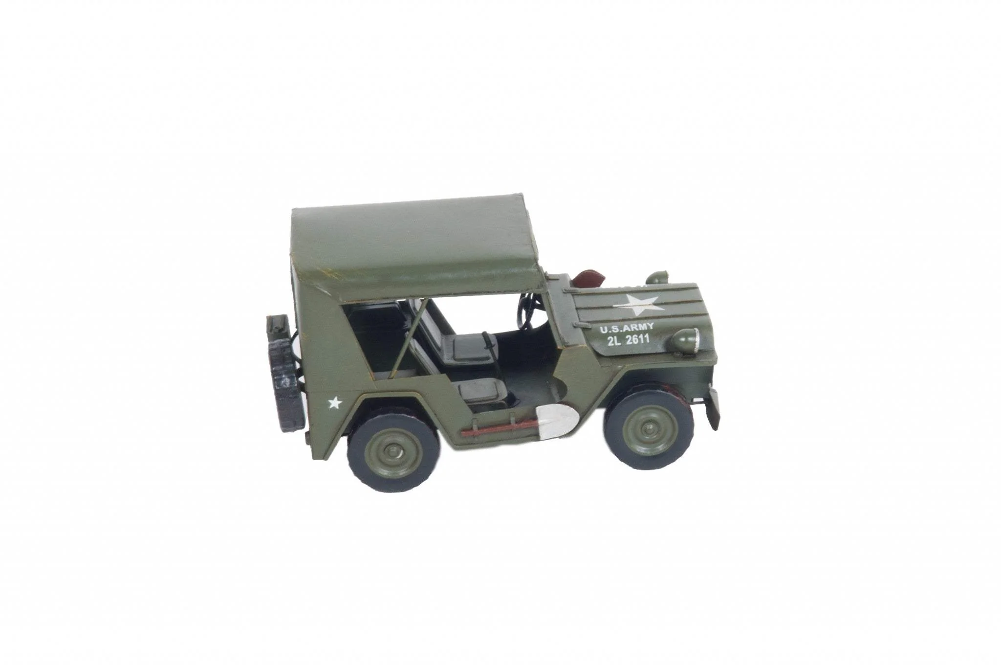c1940 Willys Quad Overland Jeep Sculpture - Image 7