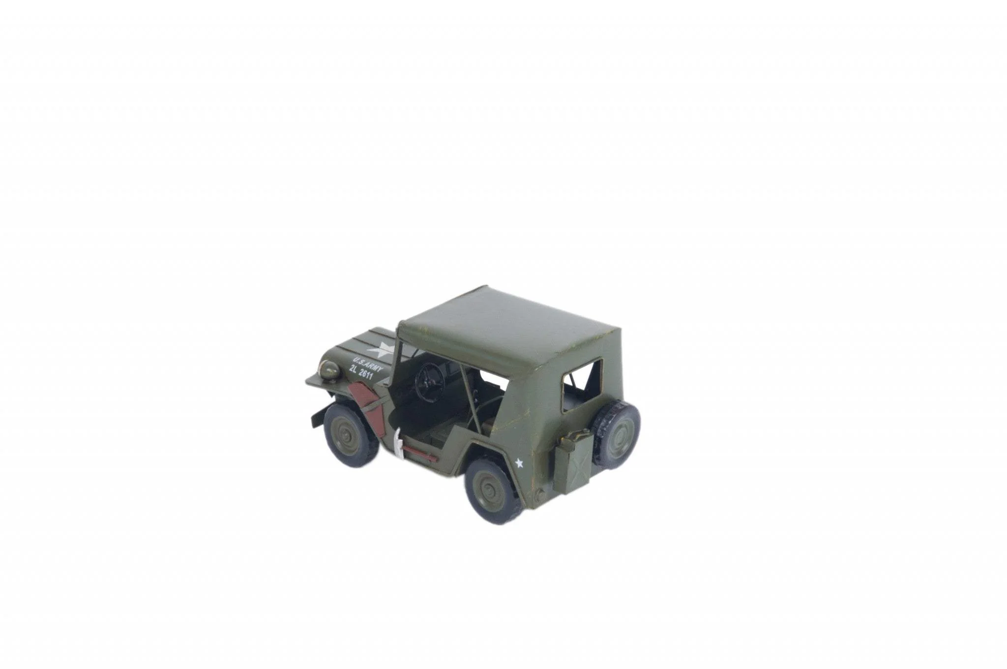 c1940 Willys Quad Overland Jeep Sculpture - Image 8