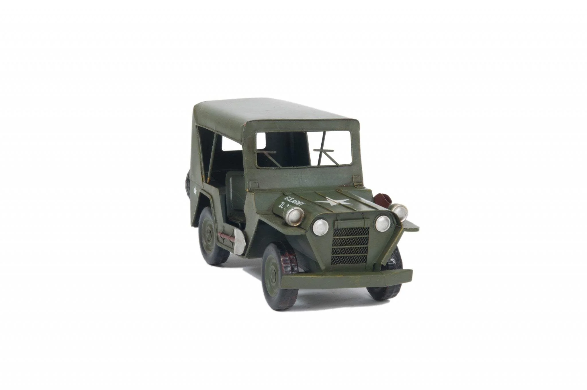 c1940 Willys Quad Overland Jeep Sculpture - Image 9