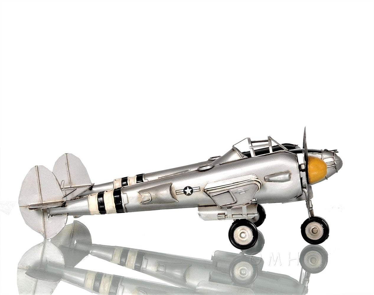 c1941 Lockheed P-38 Lightning Fighter Sculpture - Image 2