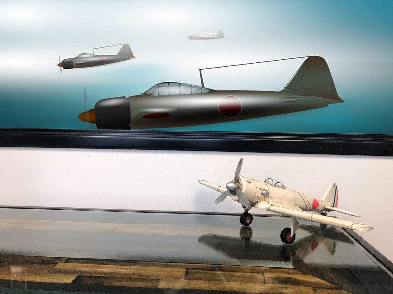 c1943 Nakajima Ki-43 Oscar Sculpture - Image 7