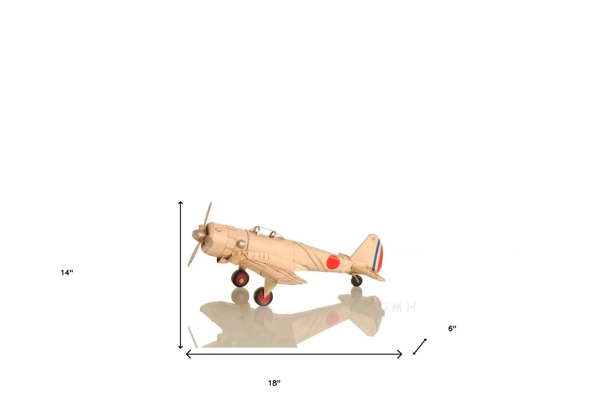 c1943 Nakajima Ki-43 Oscar Sculpture - Image 8