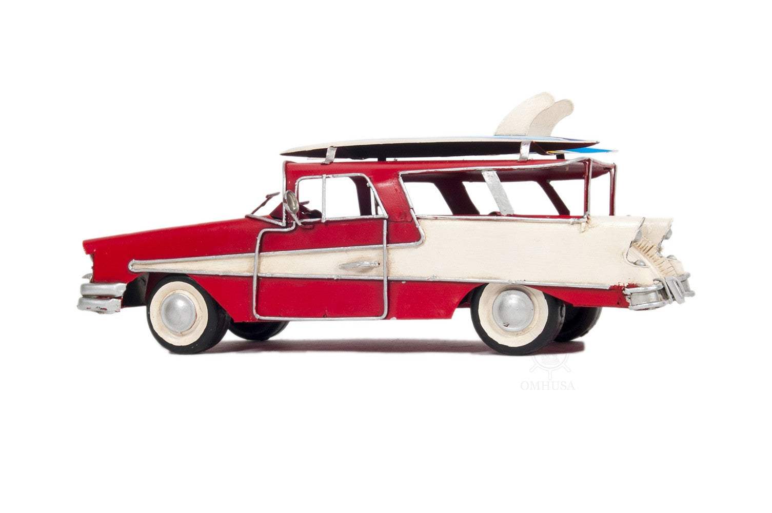 c1957 Red Ford Country Squire Station Wagon Sculpture - Image 4