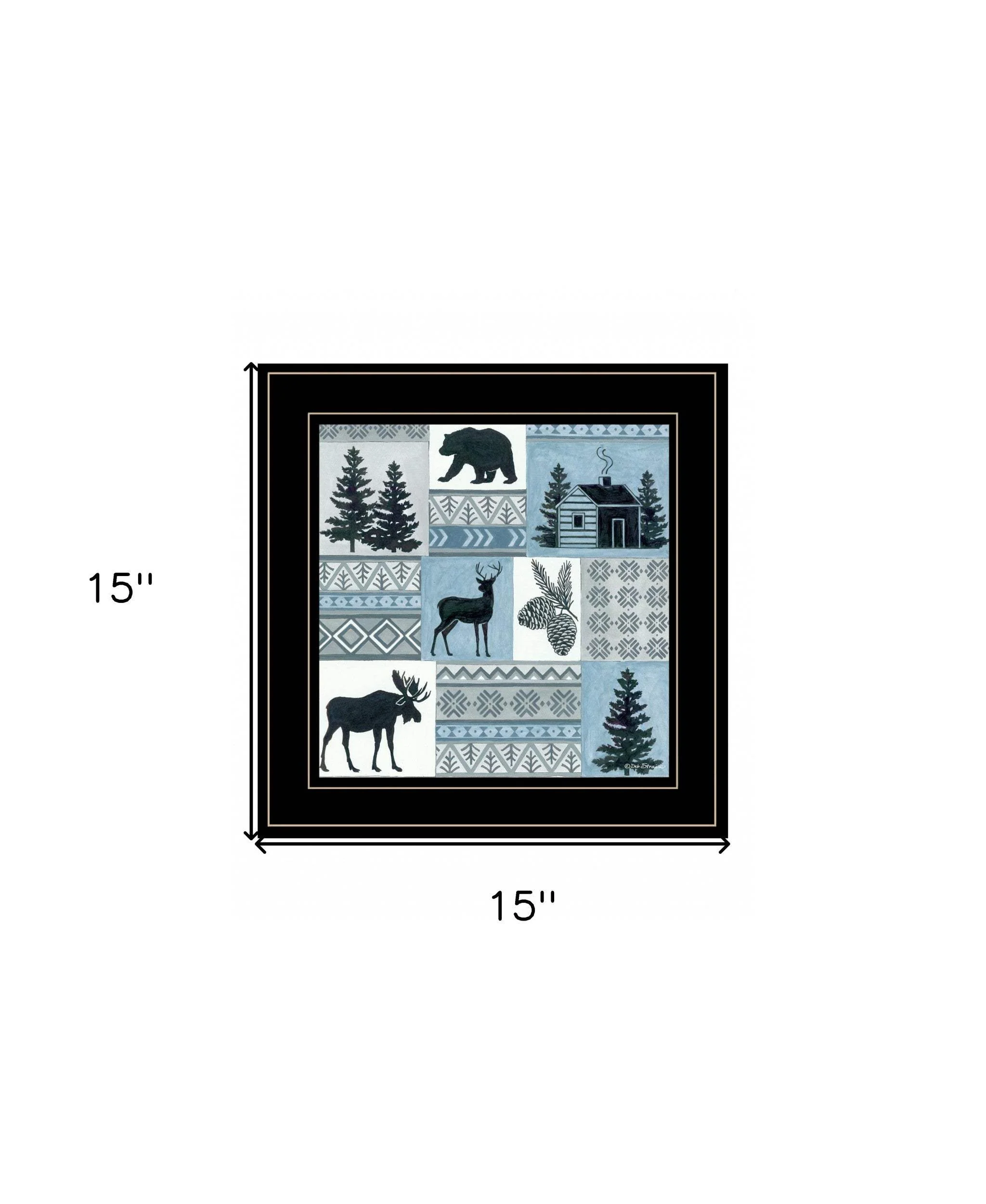 Cabin in the Woods 3 Black Framed Print Wall Art - Image 6