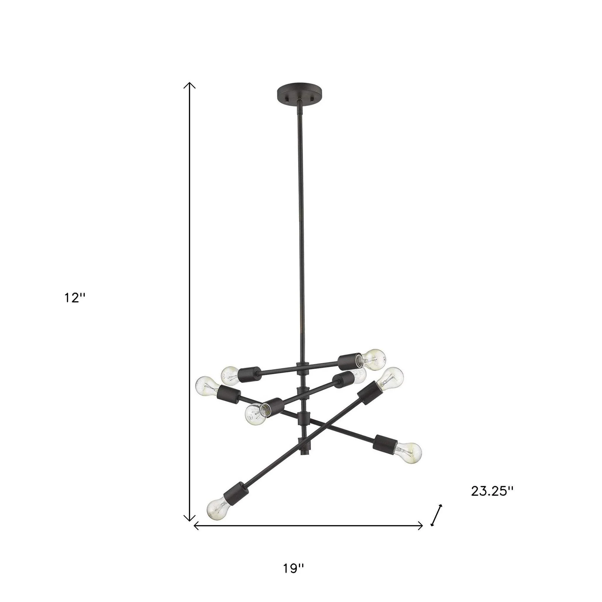 Calix 8-Light Oil-Rubbed Bronze Pendant - Image 8