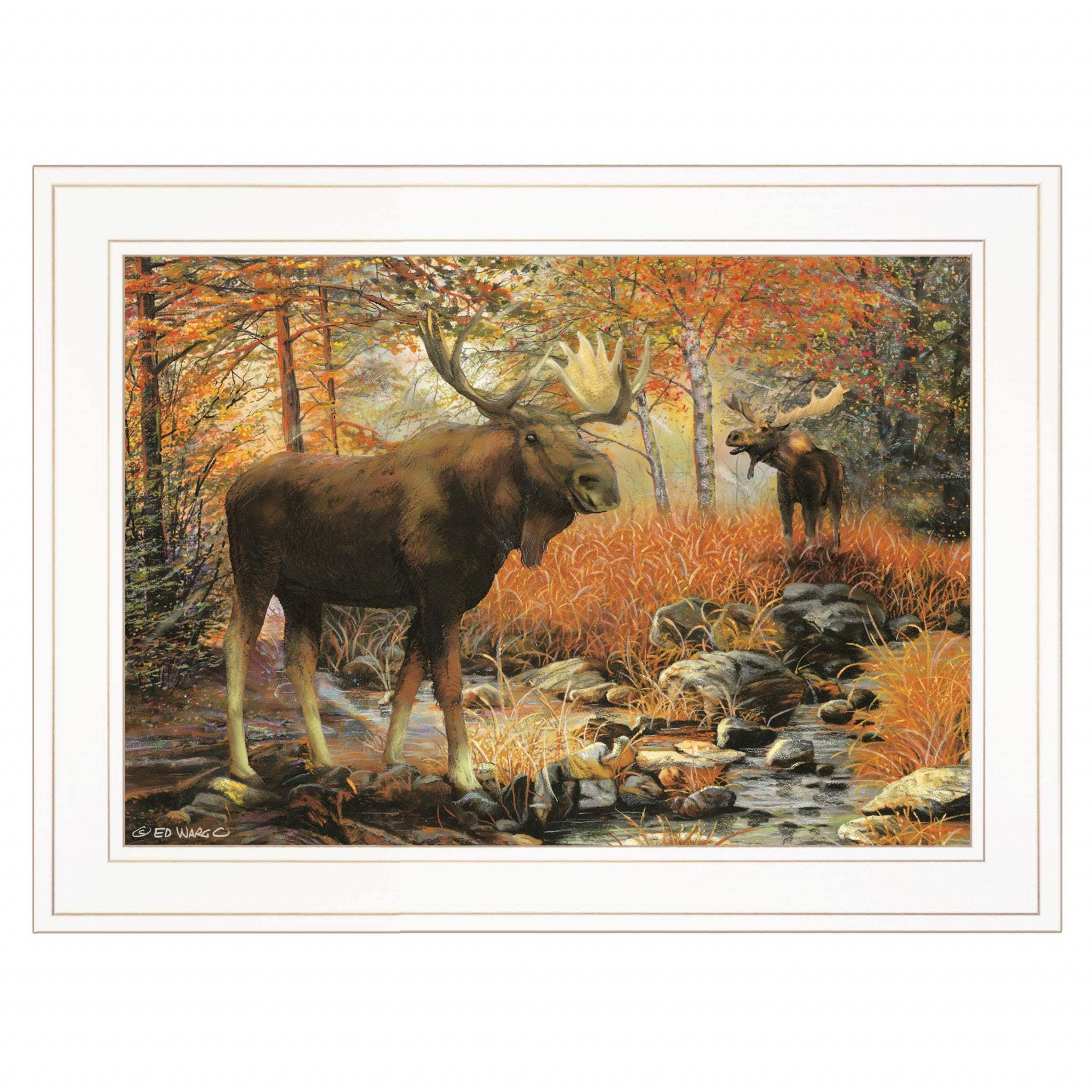 Call of the Wild 2 White Framed Print Wall Art - Image 2