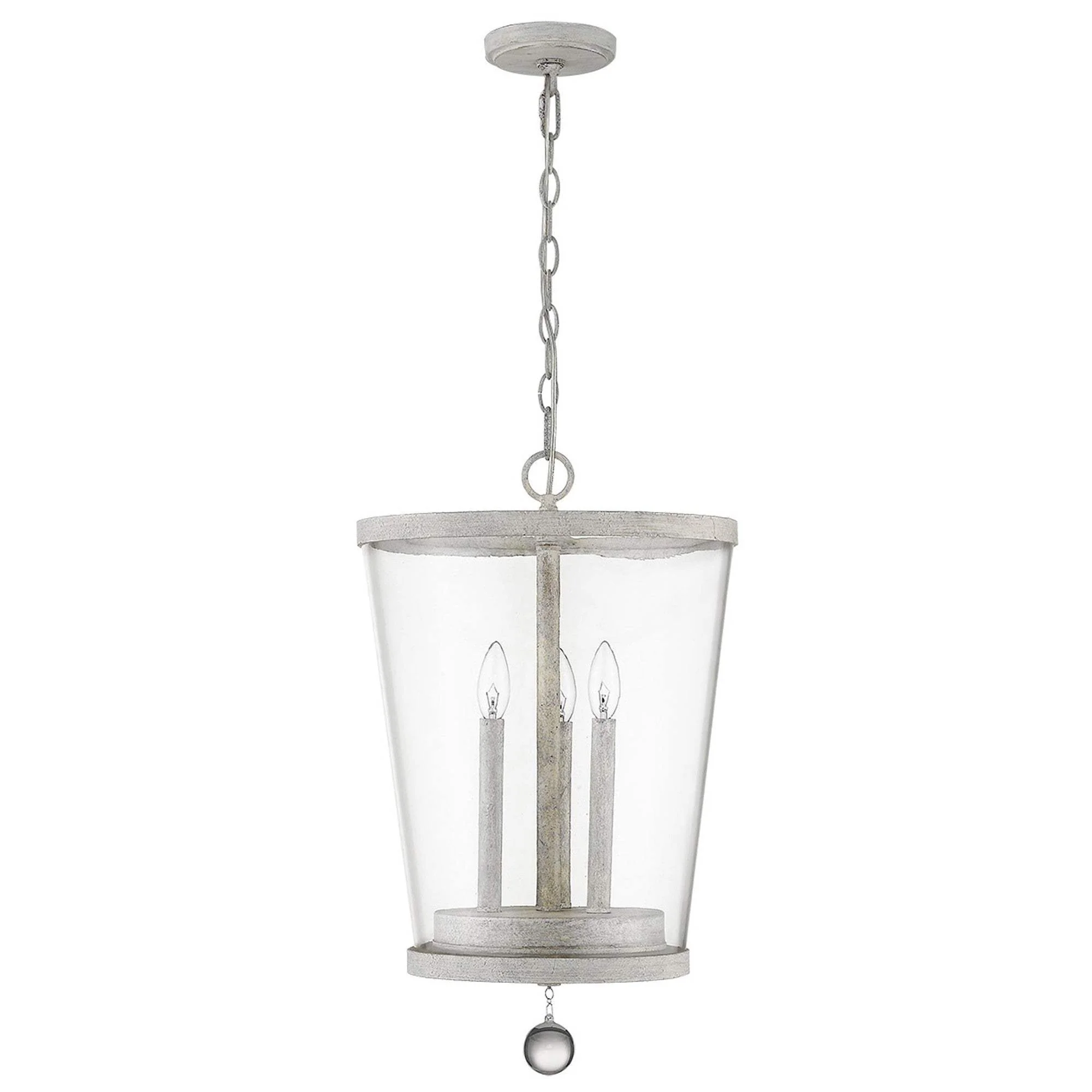 Callie 3-Light Country White Foyer Pendant - Image 3
