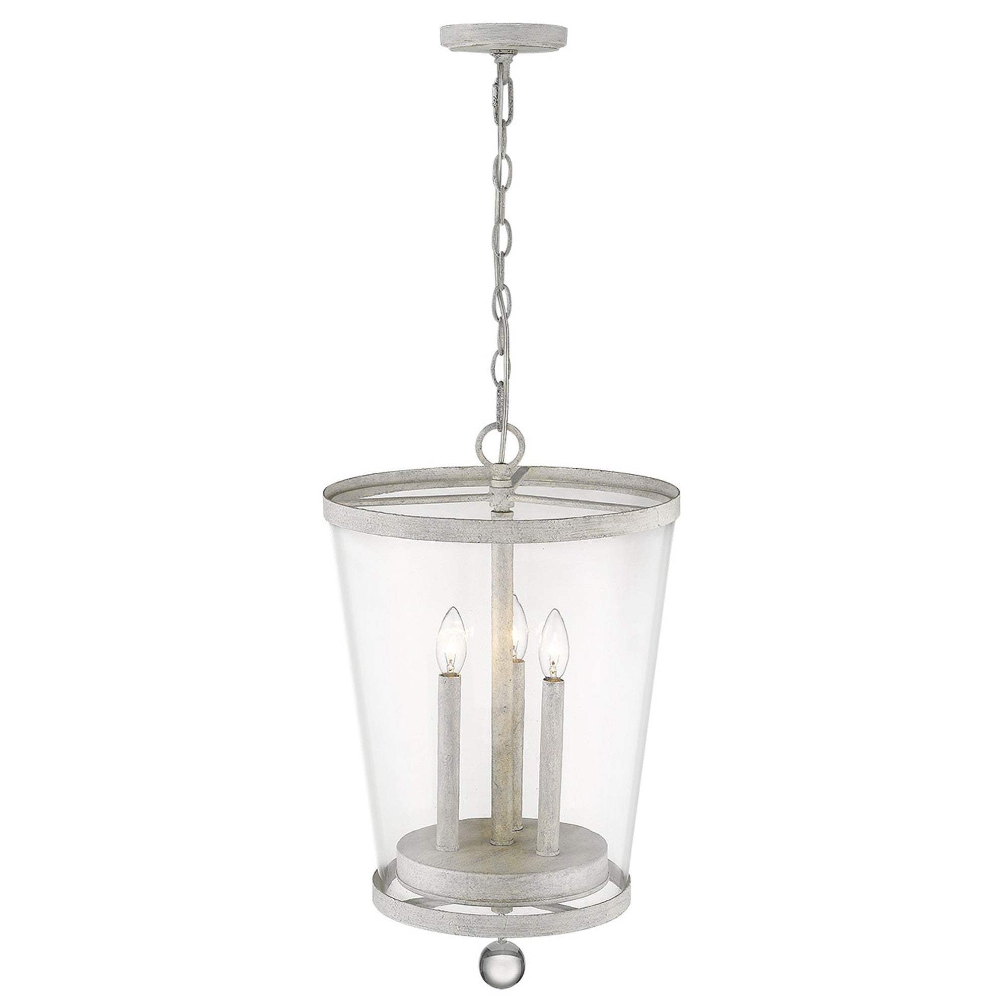 Callie 3-Light Country White Foyer Pendant - Image 4