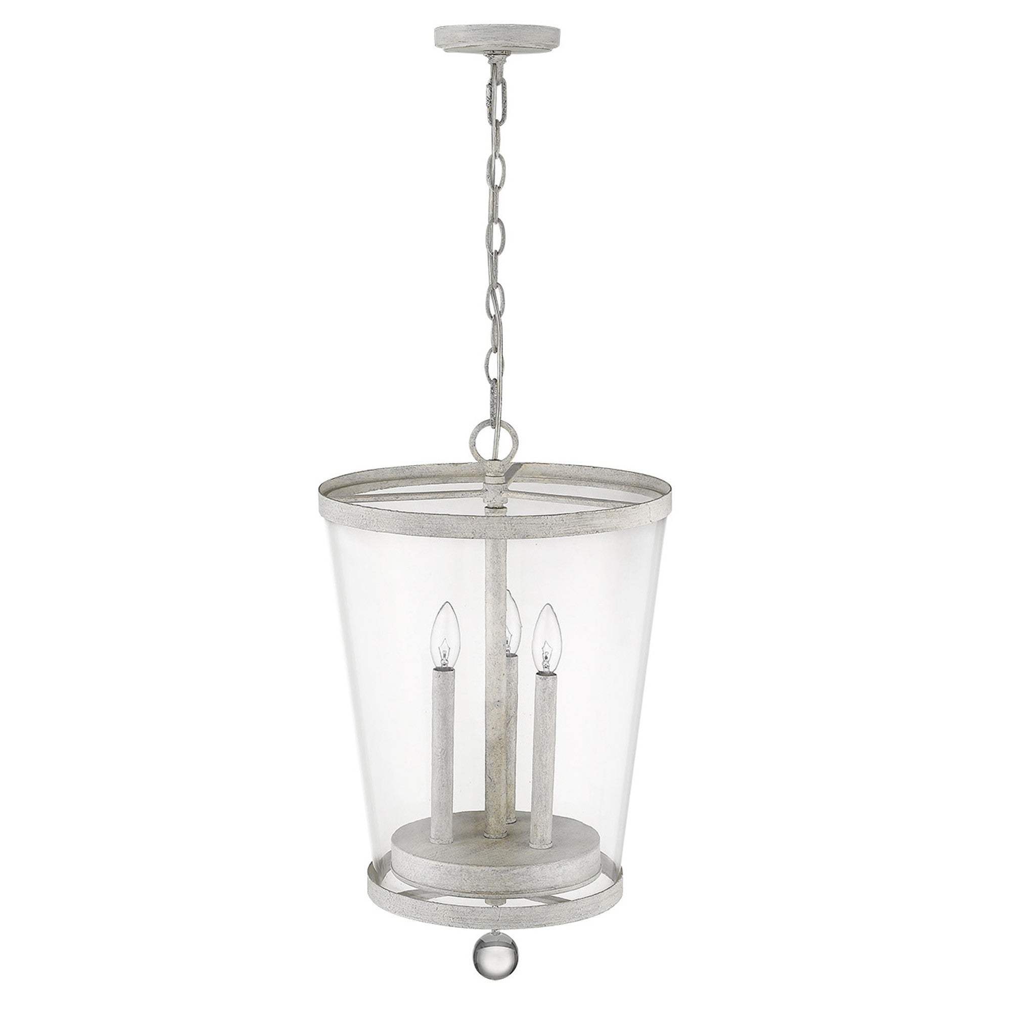 Callie 3-Light Country White Foyer Pendant - Image 5