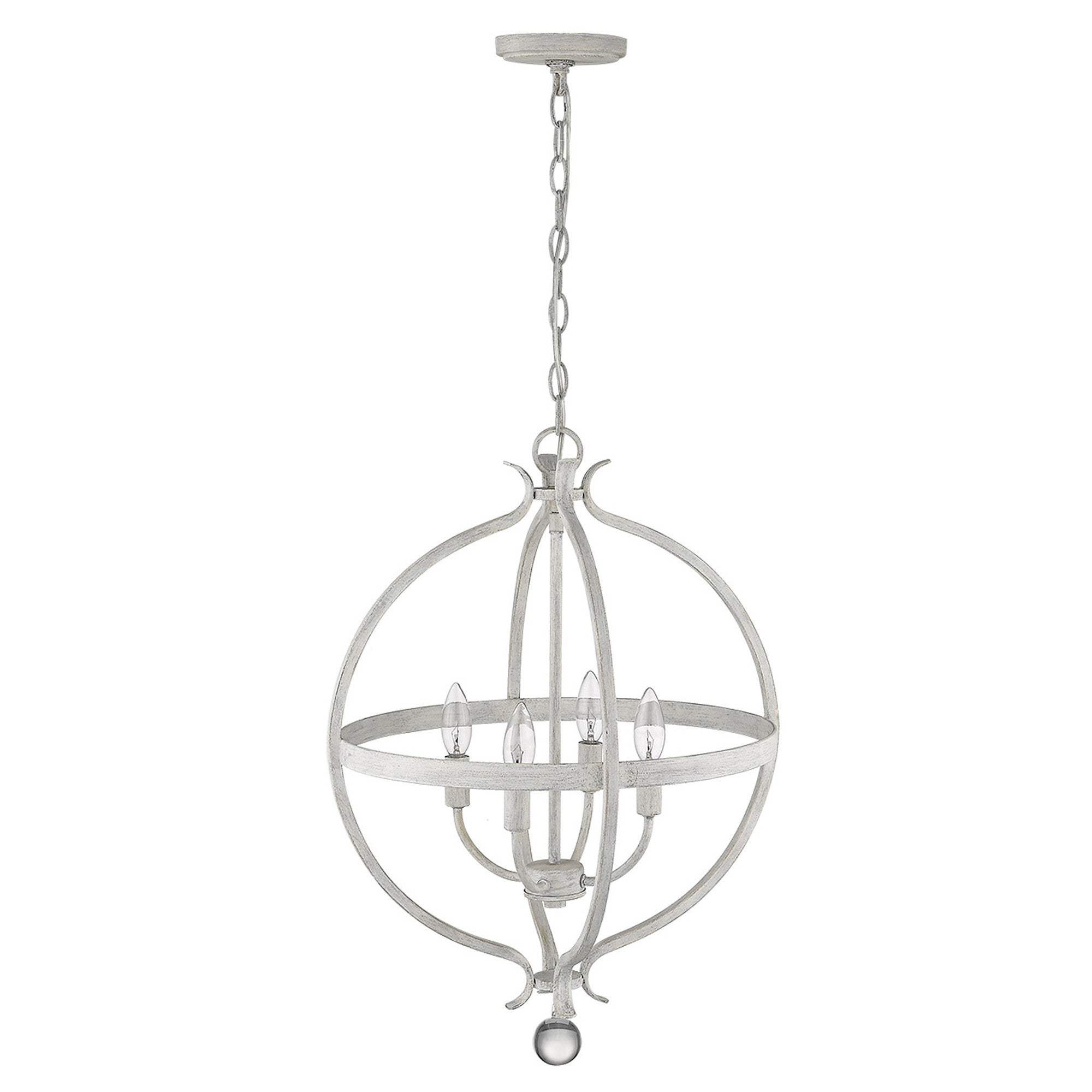 Callie 4-Light Country White Pendant - Image 8