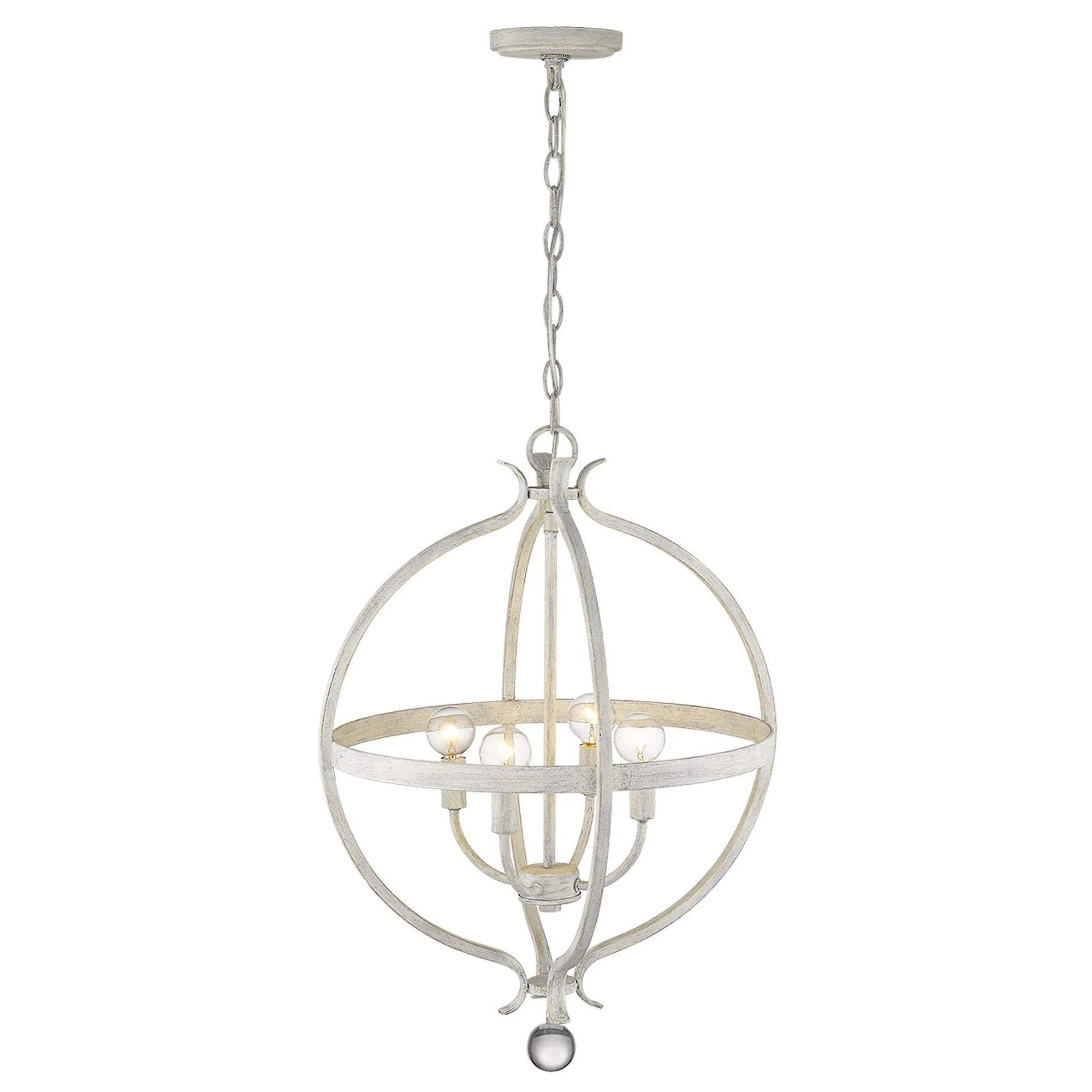 Callie 4-Light Country White Pendant - Image 9