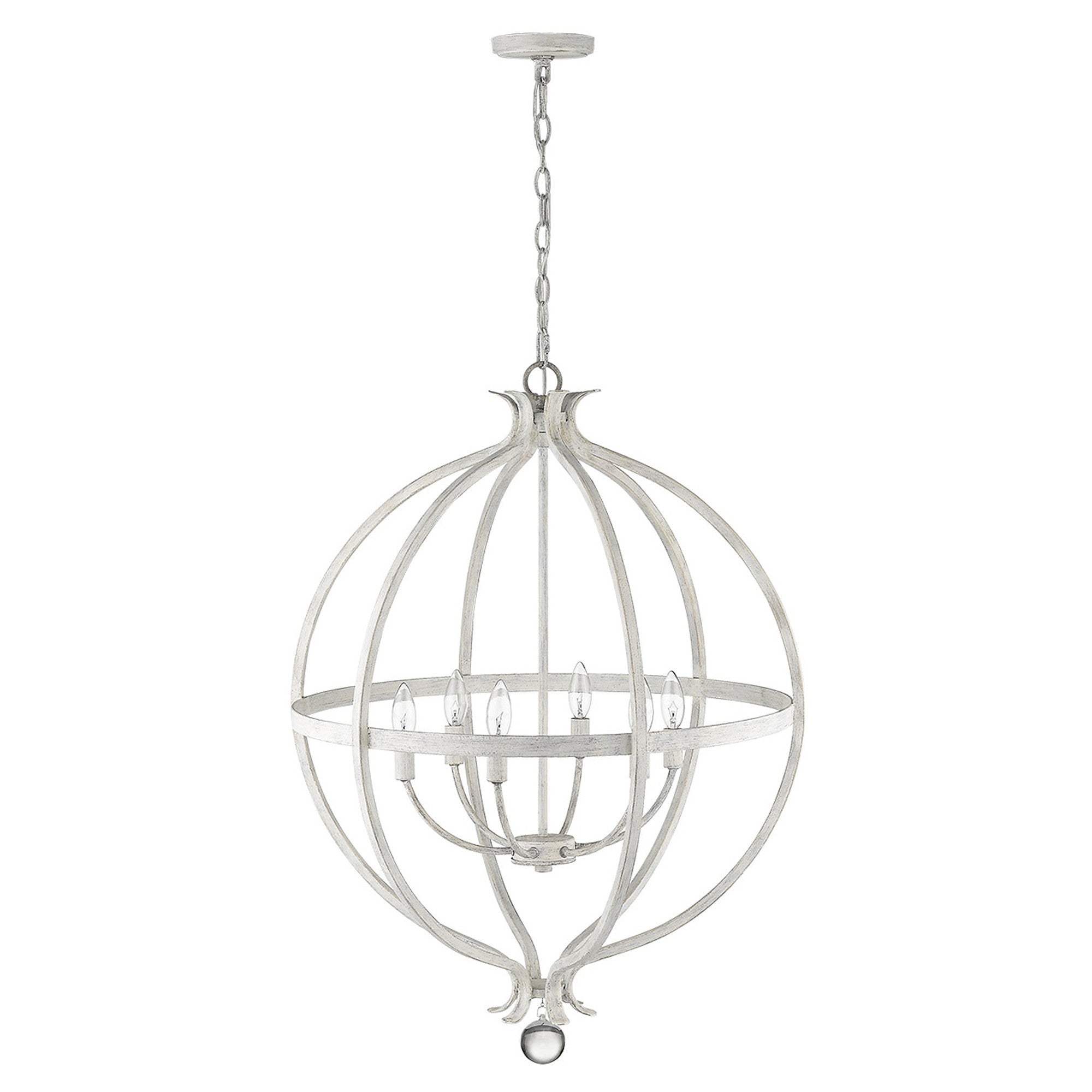 Callie 6-Light Country White Pendant - Image 7
