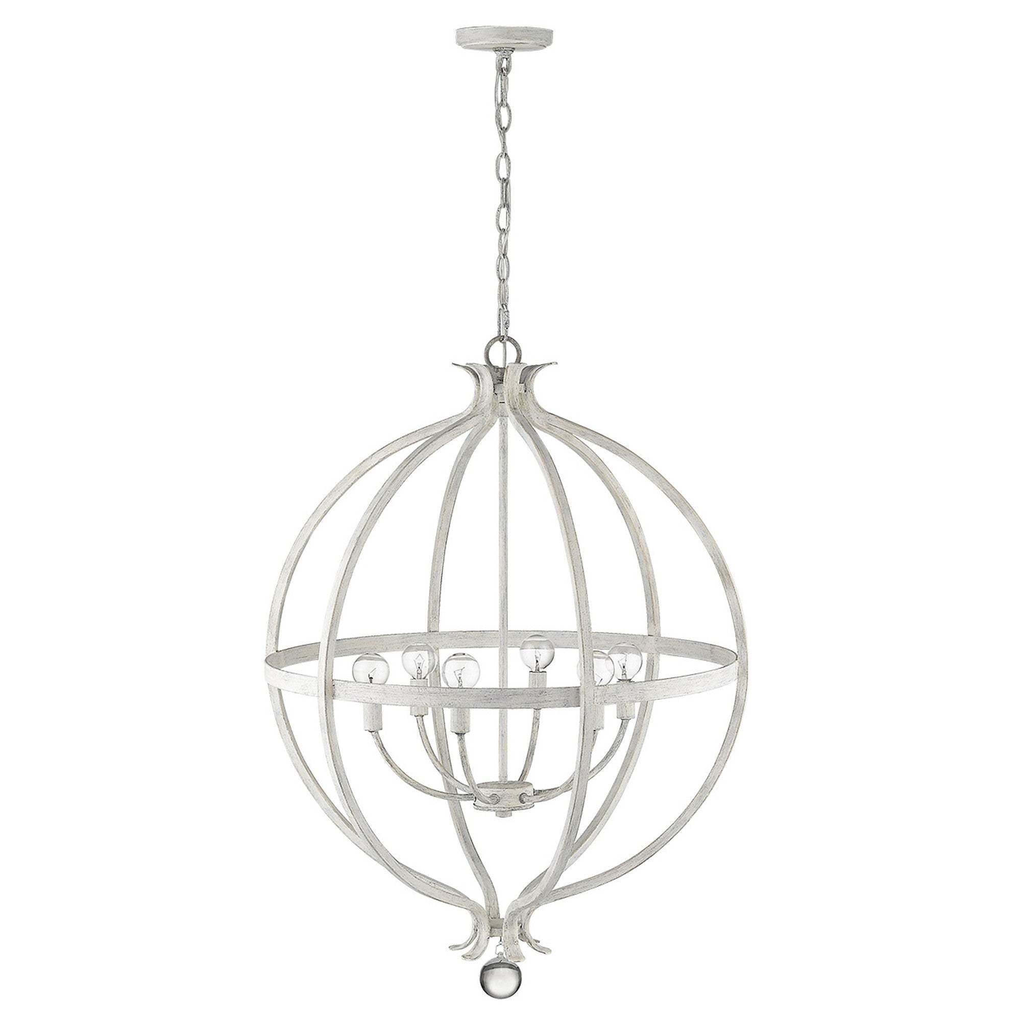 Callie 6-Light Country White Pendant - Image 9