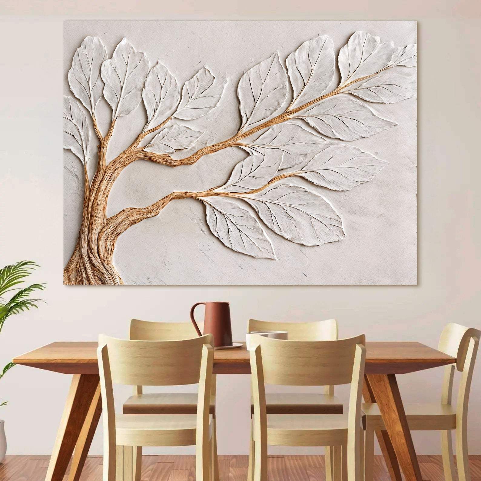 Calm In Ivory Clay Wall Art - Image 3