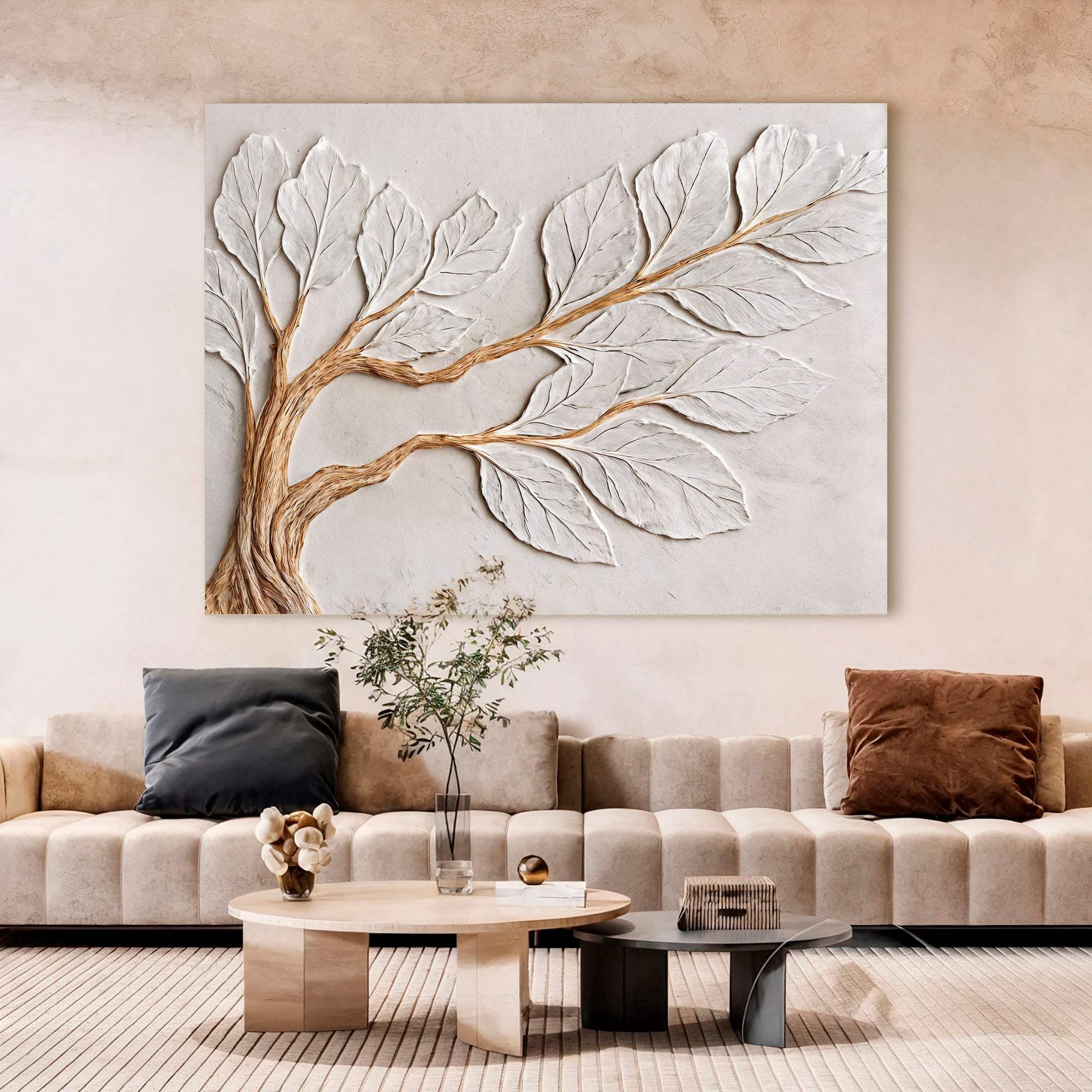 Calm In Ivory Clay Wall Art - Image 4
