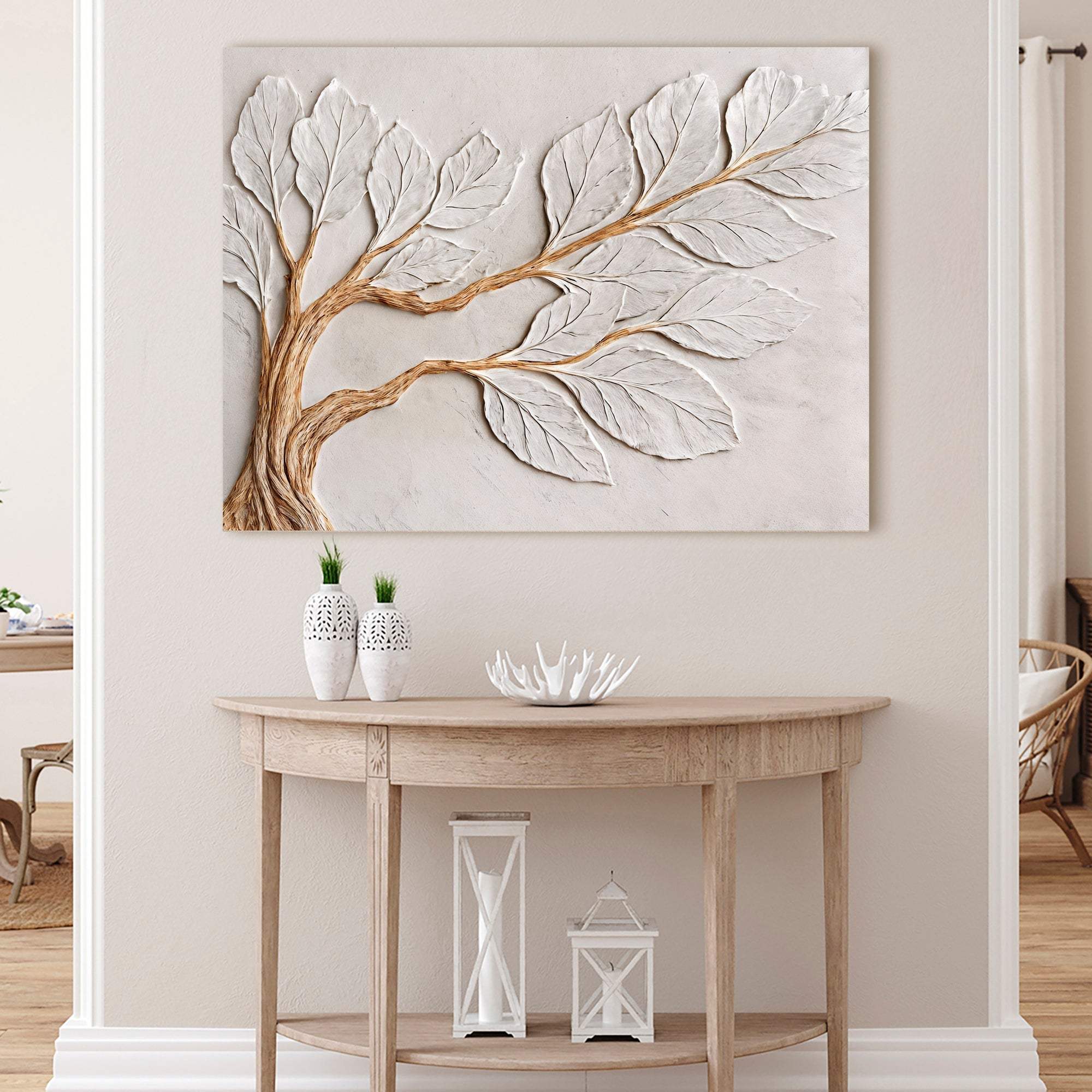 Calm In Ivory Clay Wall Art - Image 5