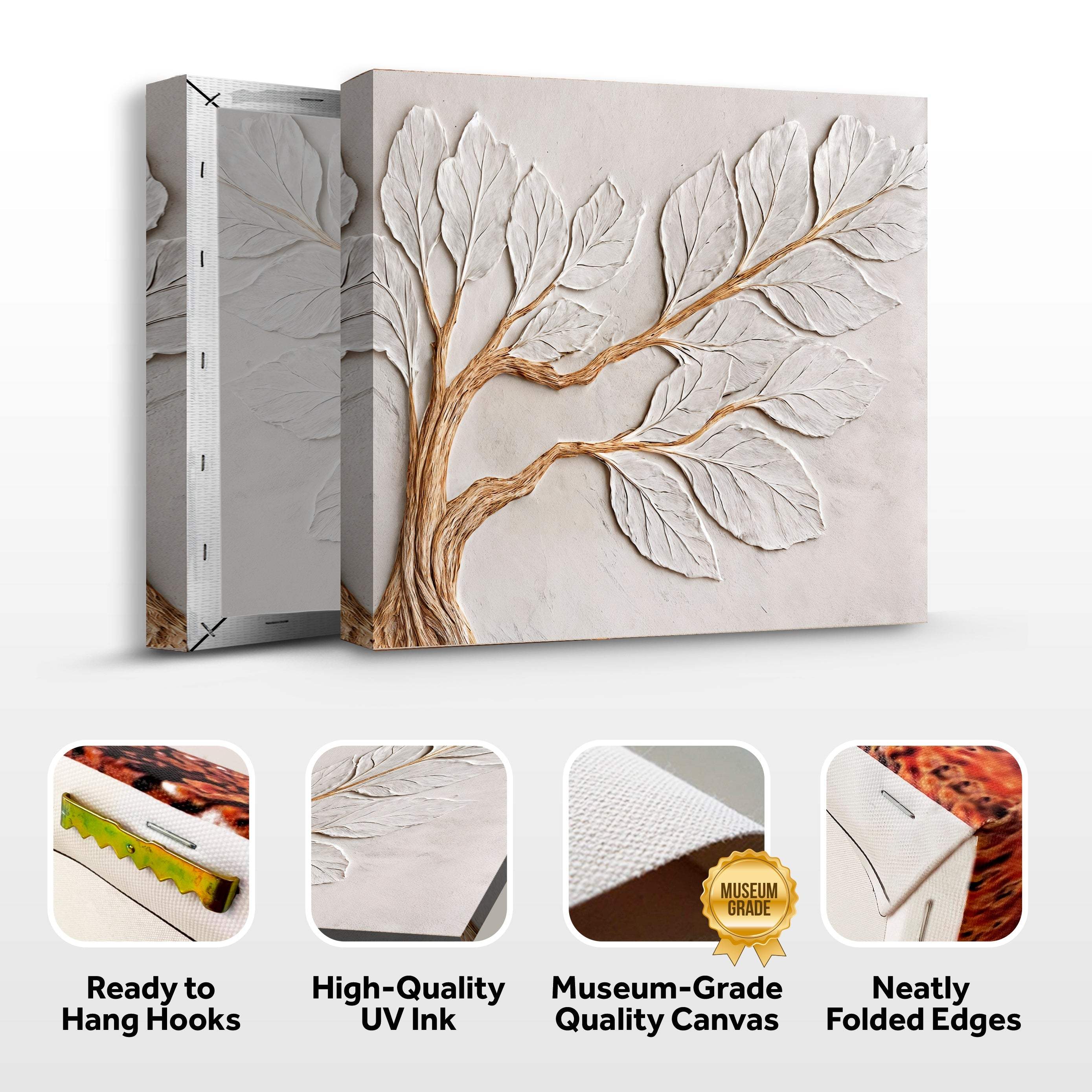 Calm In Ivory Clay Wall Art - Image 8