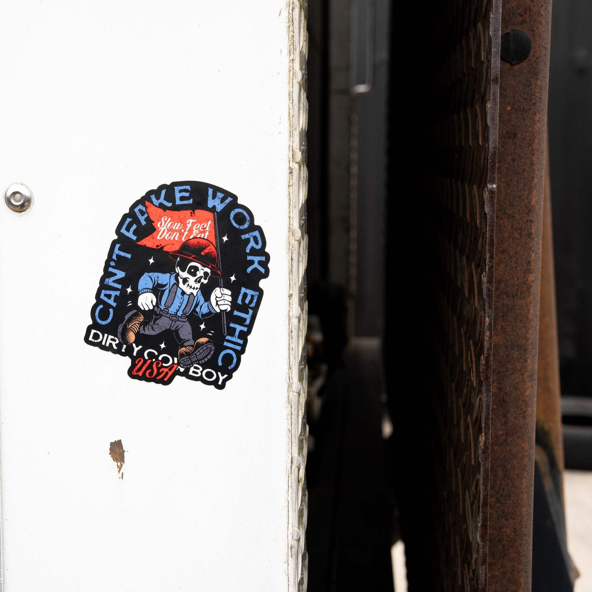Can't Fake Work Ethic Decal Sticker - Image 6
