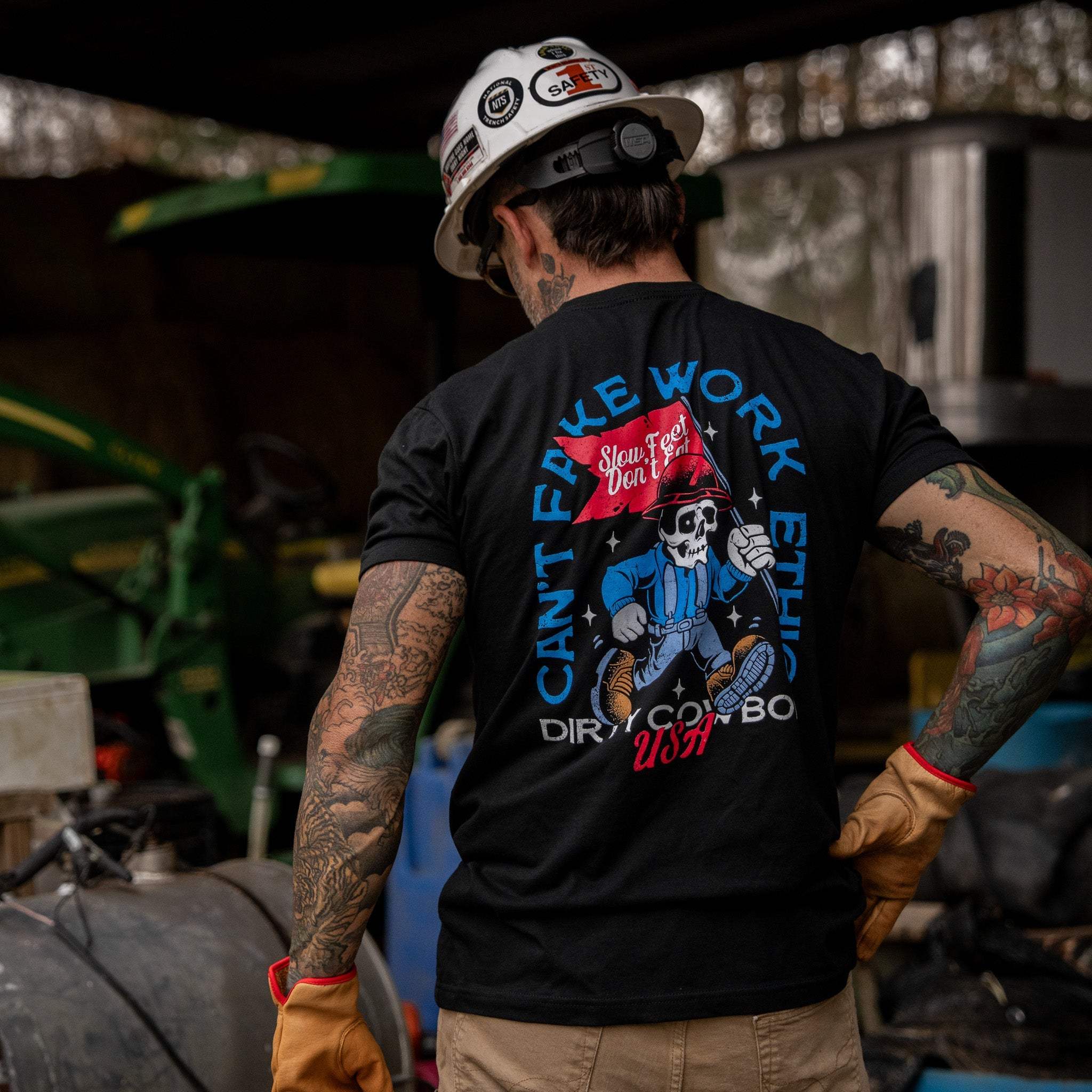 Can't Fake Work Ethic Men's T-Shirt - Image 11