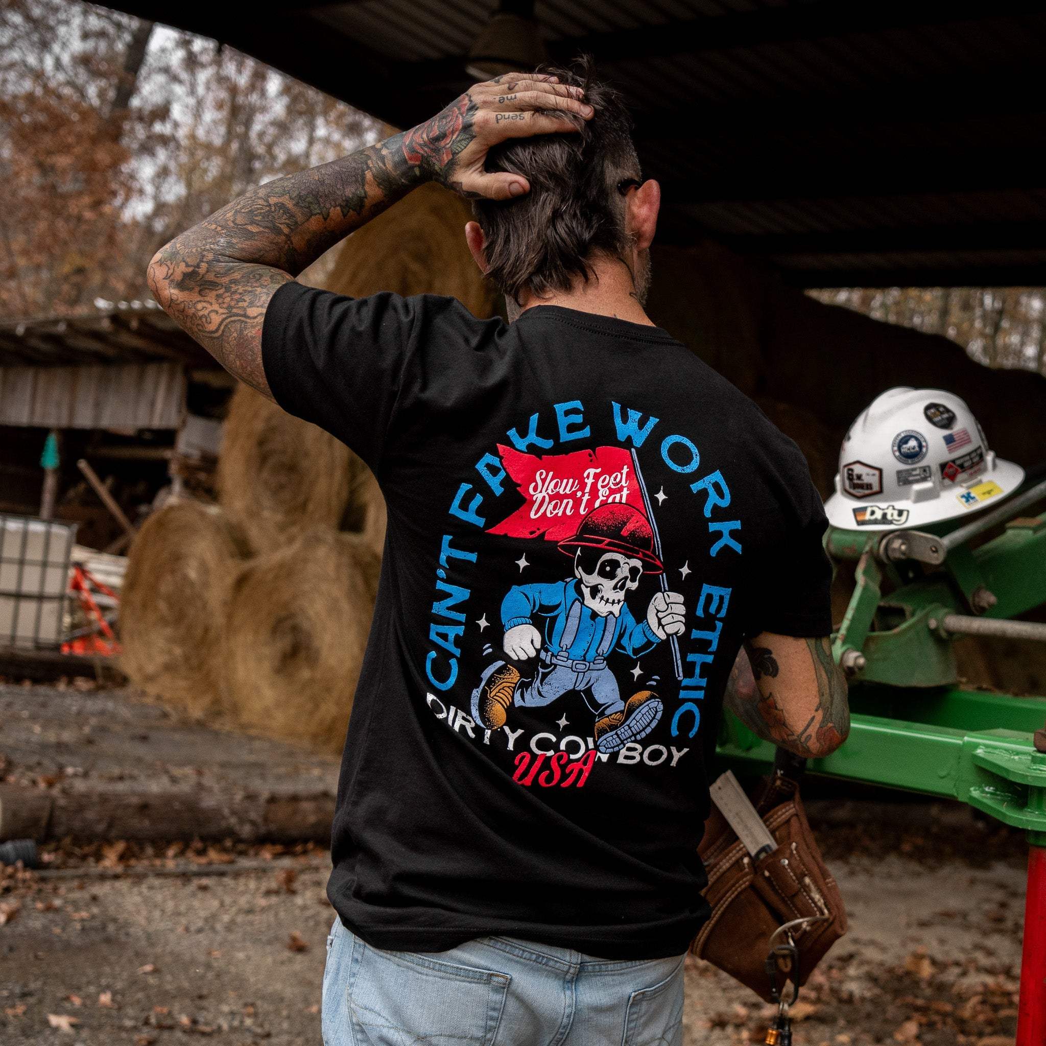 Can't Fake Work Ethic Men's T-Shirt - Image 12
