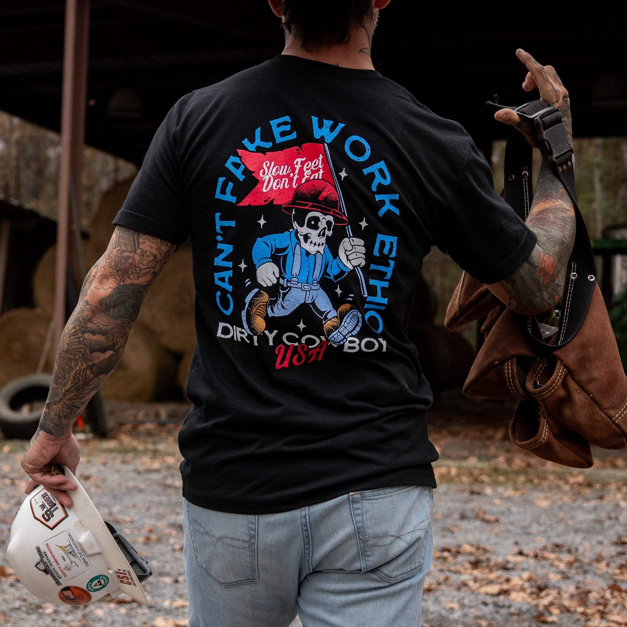 Can't Fake Work Ethic Men's T-Shirt - Image 14