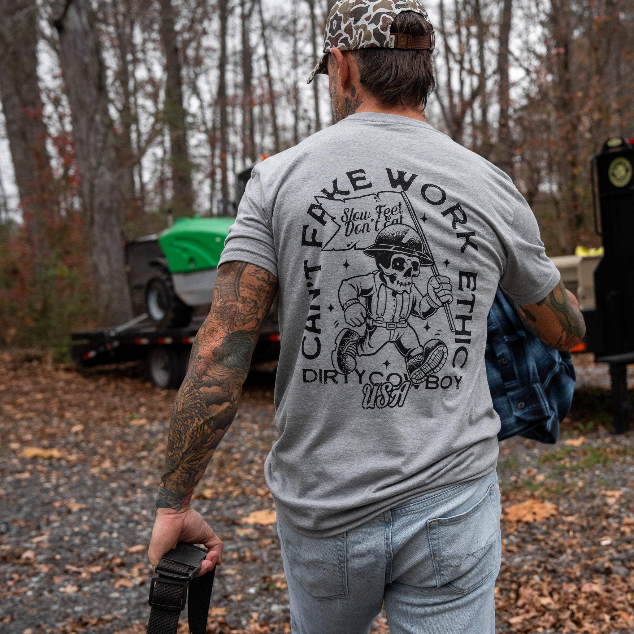 Can't Fake Work Ethic Men's T-Shirt - Image 19