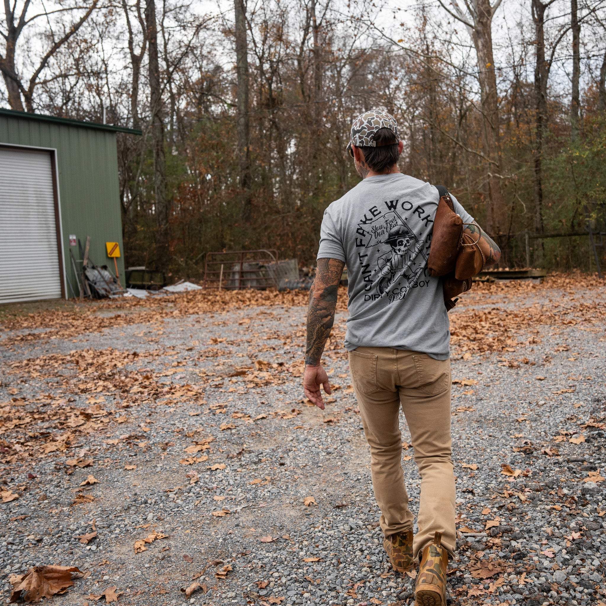 Can't Fake Work Ethic Men's T-Shirt - Image 21