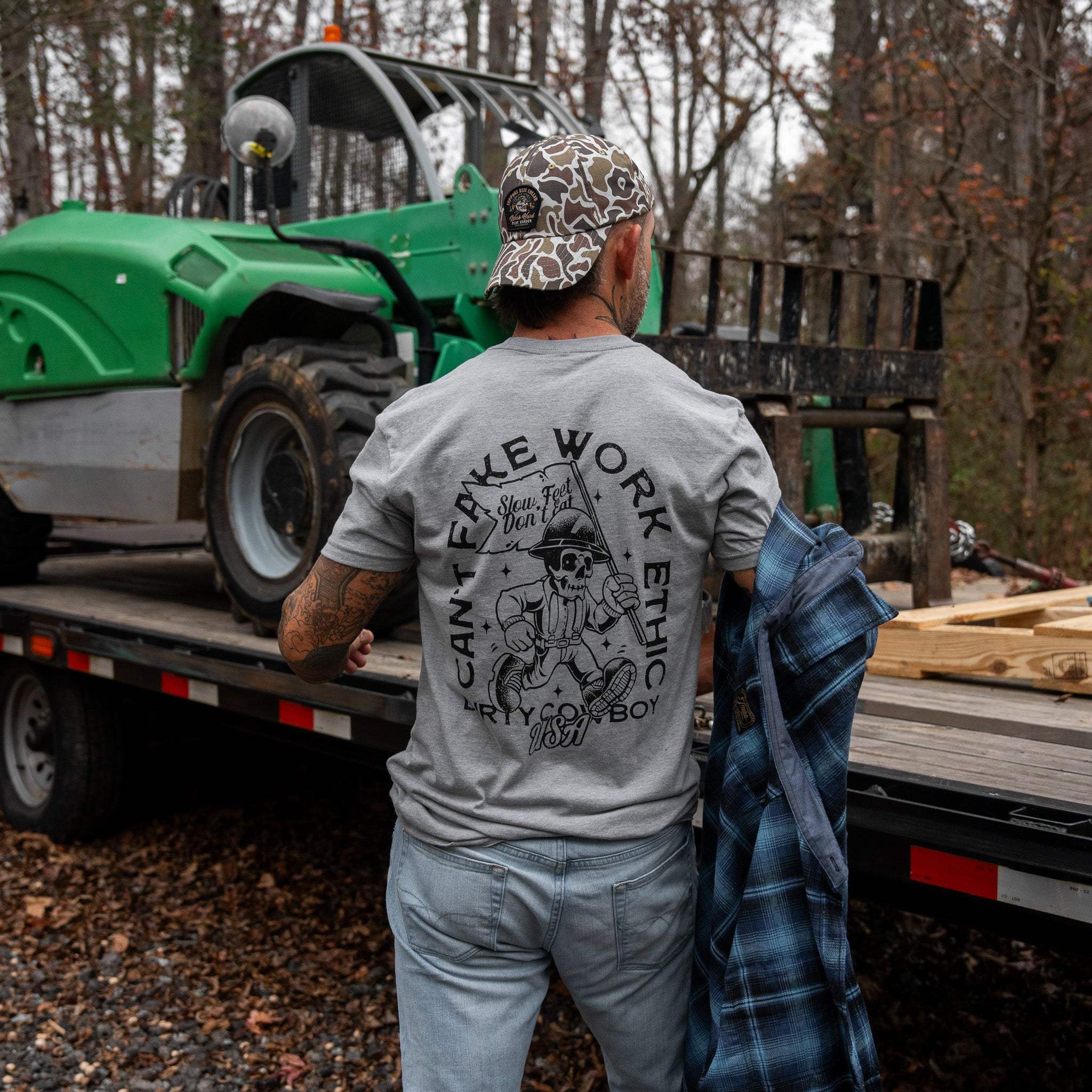 Can't Fake Work Ethic Men's T-Shirt - Image 23