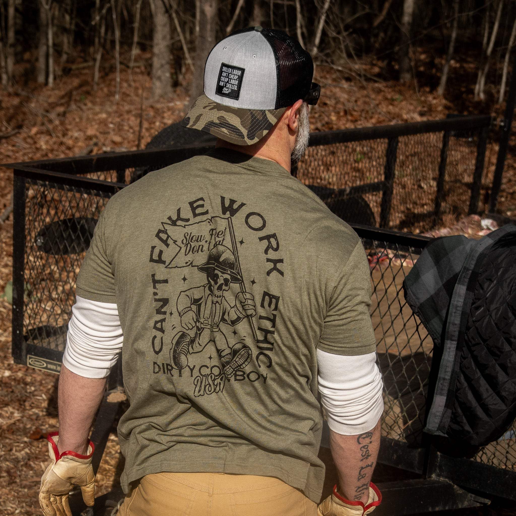 Can't Fake Work Ethic Men's T-Shirt - Image 27