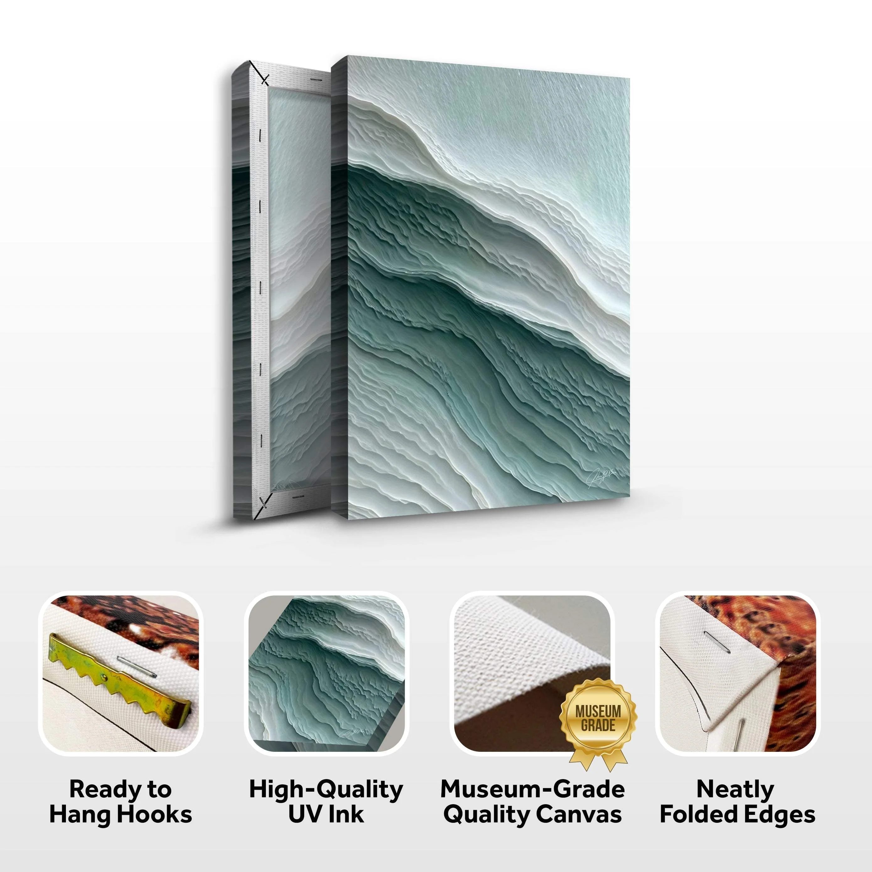 Canvas Print: "Aegean Layers" - Image 5