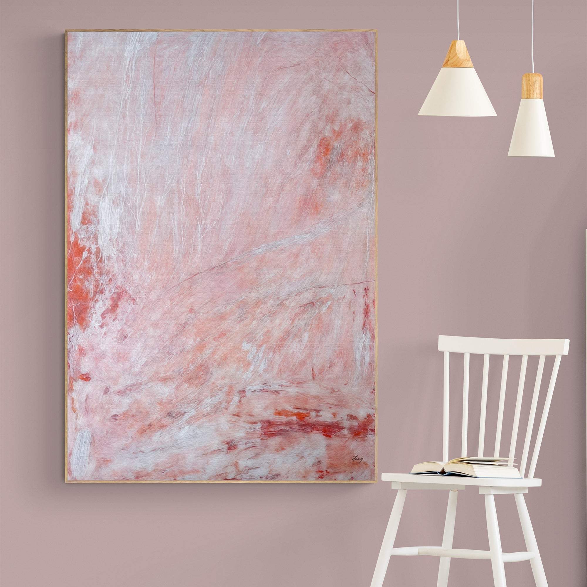 Canvas Print: "Crimson Veil" - Image 2