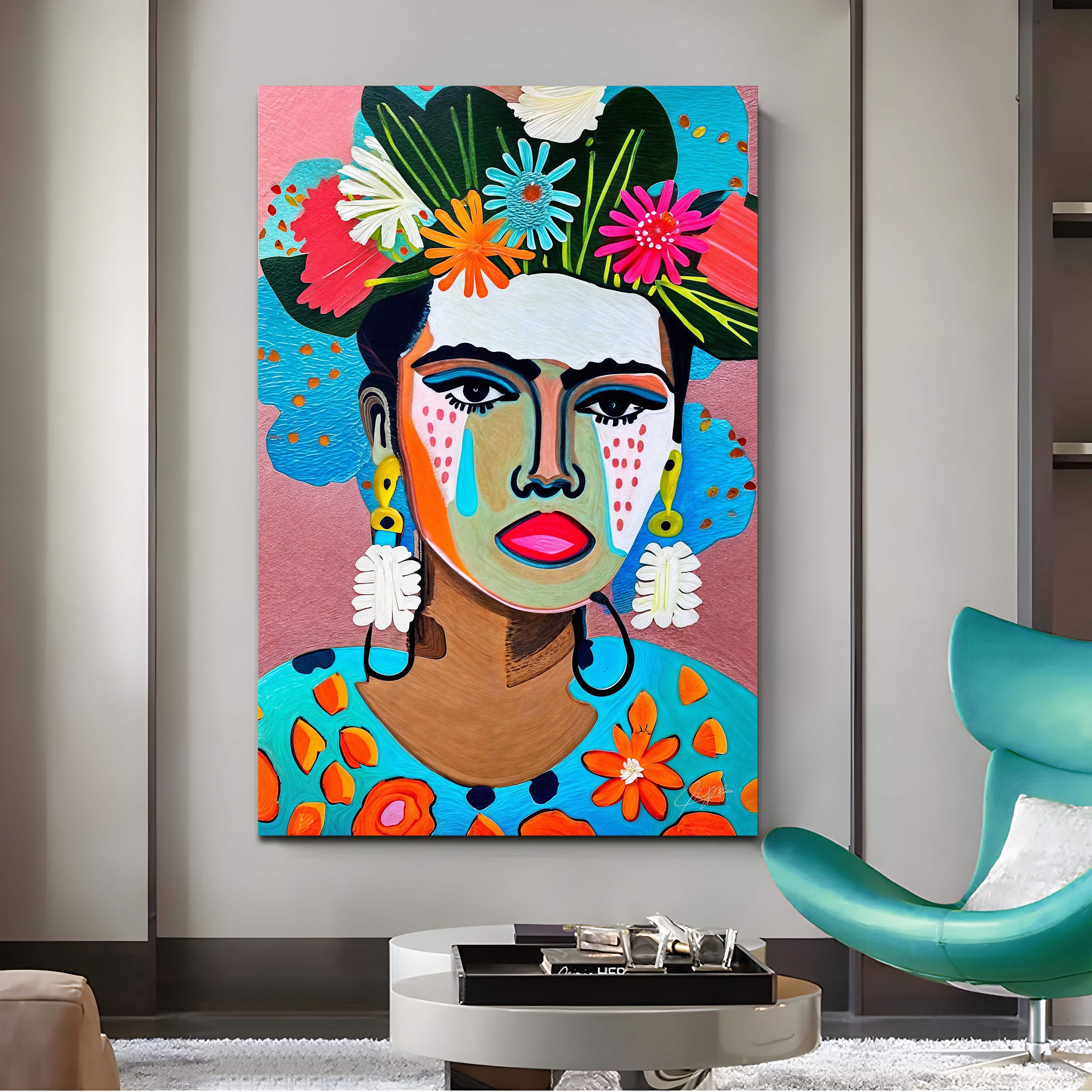 Canvas Print: "Floral Muse II" - Image 2