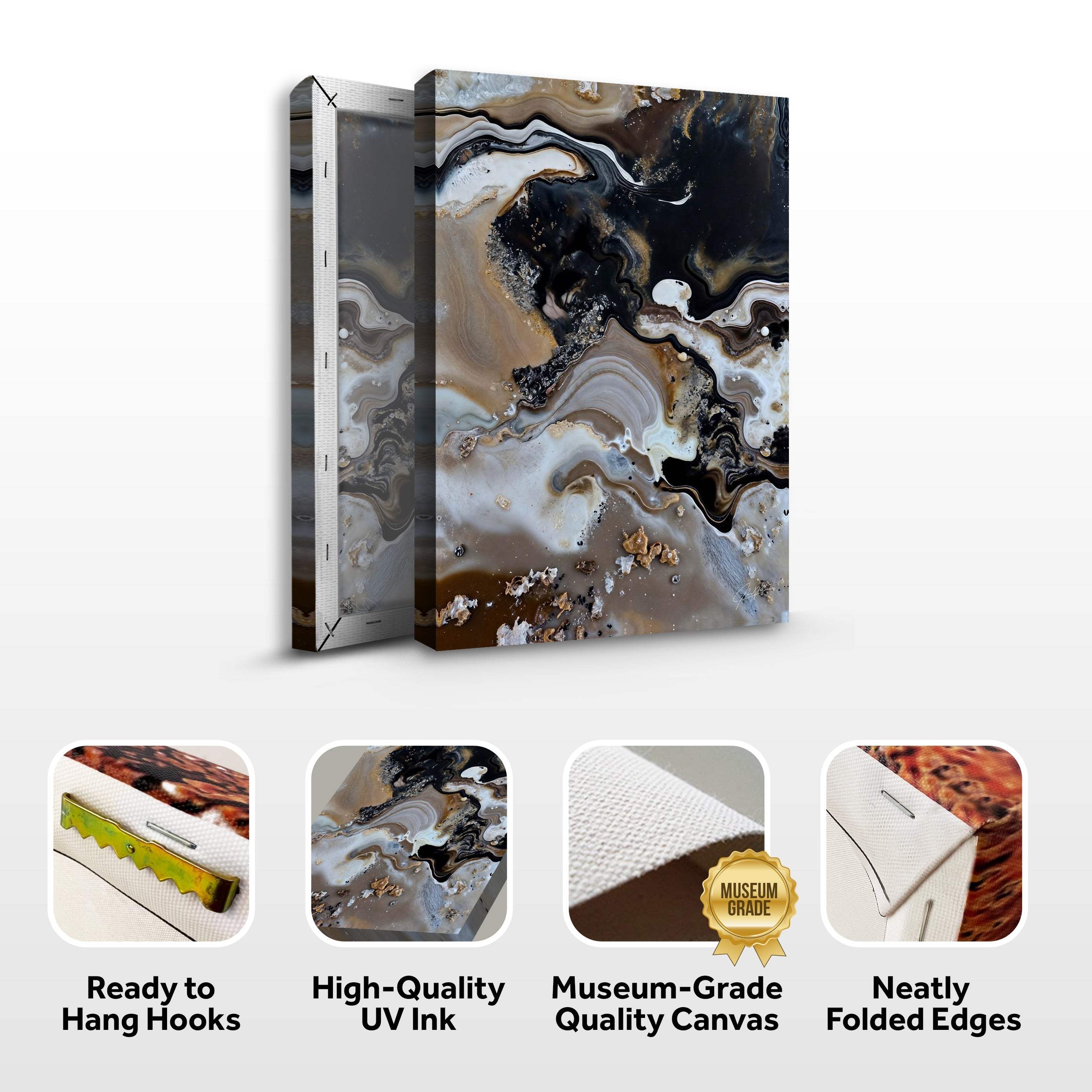 Canvas Print: "Geode Whispers" - Image 4