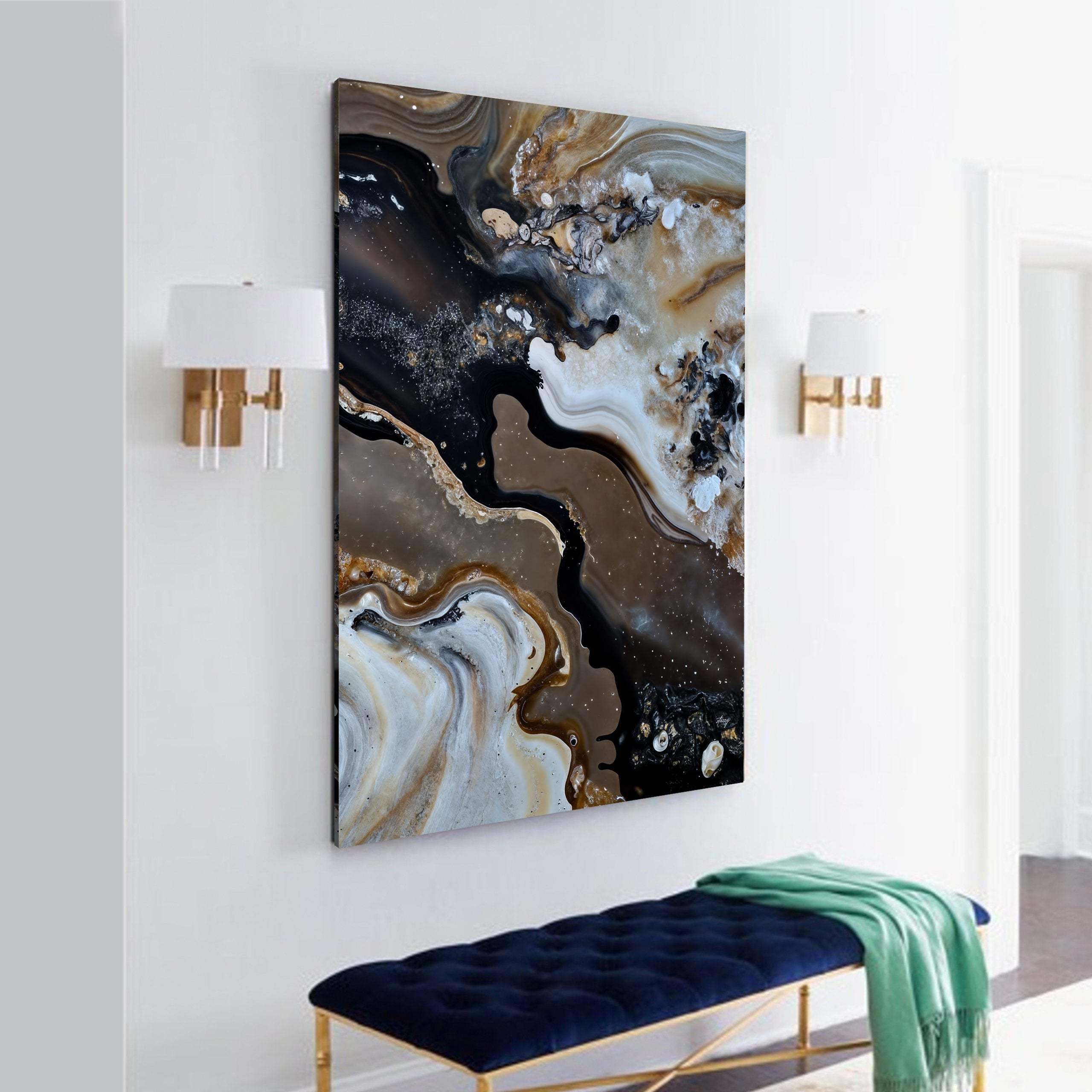Canvas Print: "Geode Whispers II" - Image 3