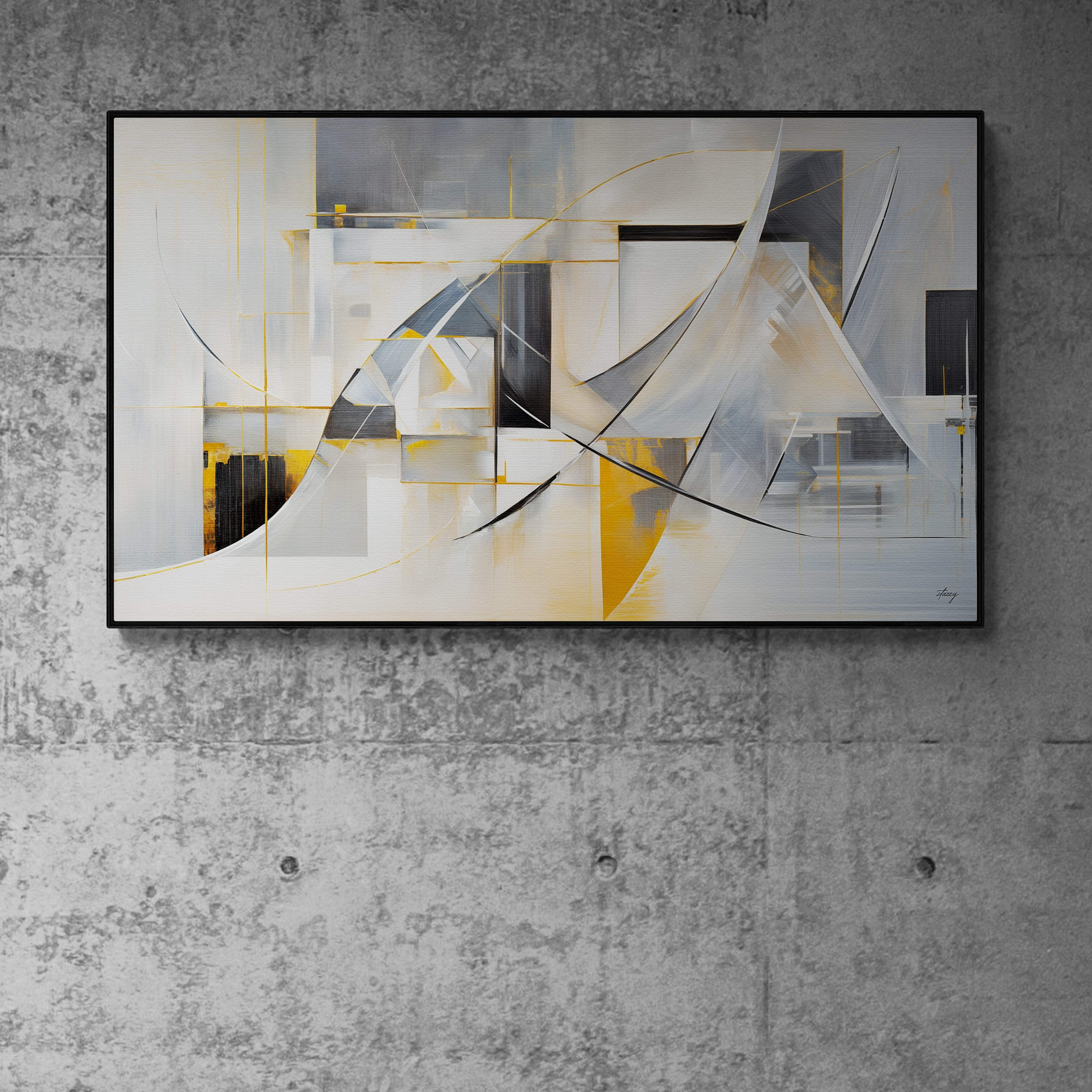 Canvas Print: "Geometric Whispers" - Image 4