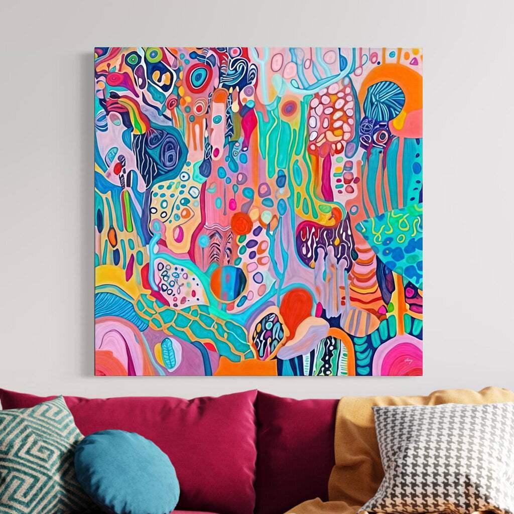 Canvas Print: "Kaleidoscopic Voyage" - Image 2