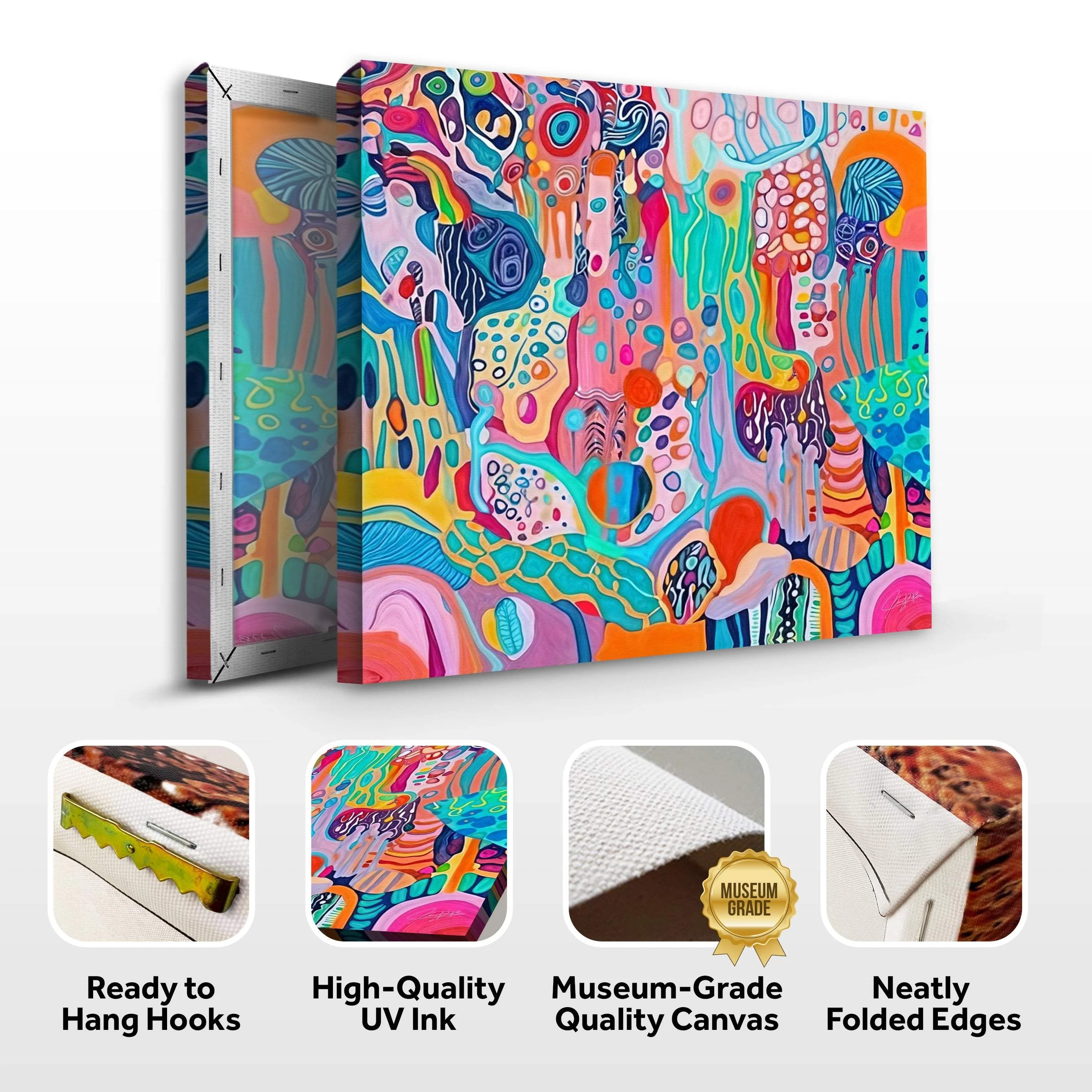 Canvas Print: "Kaleidoscopic Voyage" - Image 5