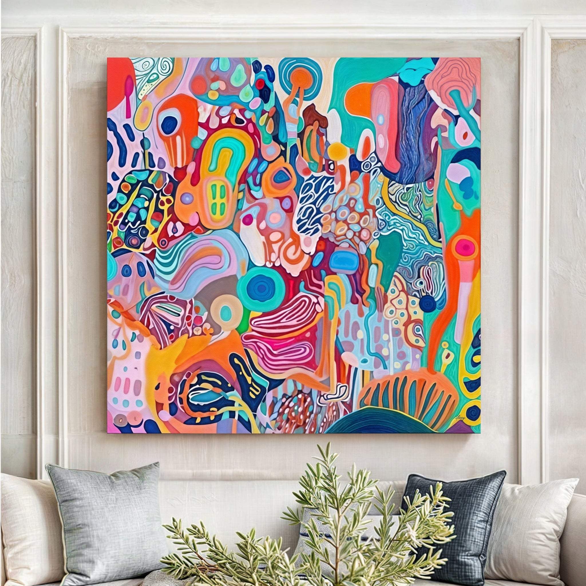 Canvas Print: "Kaleidoscopic Voyage II" - Image 2