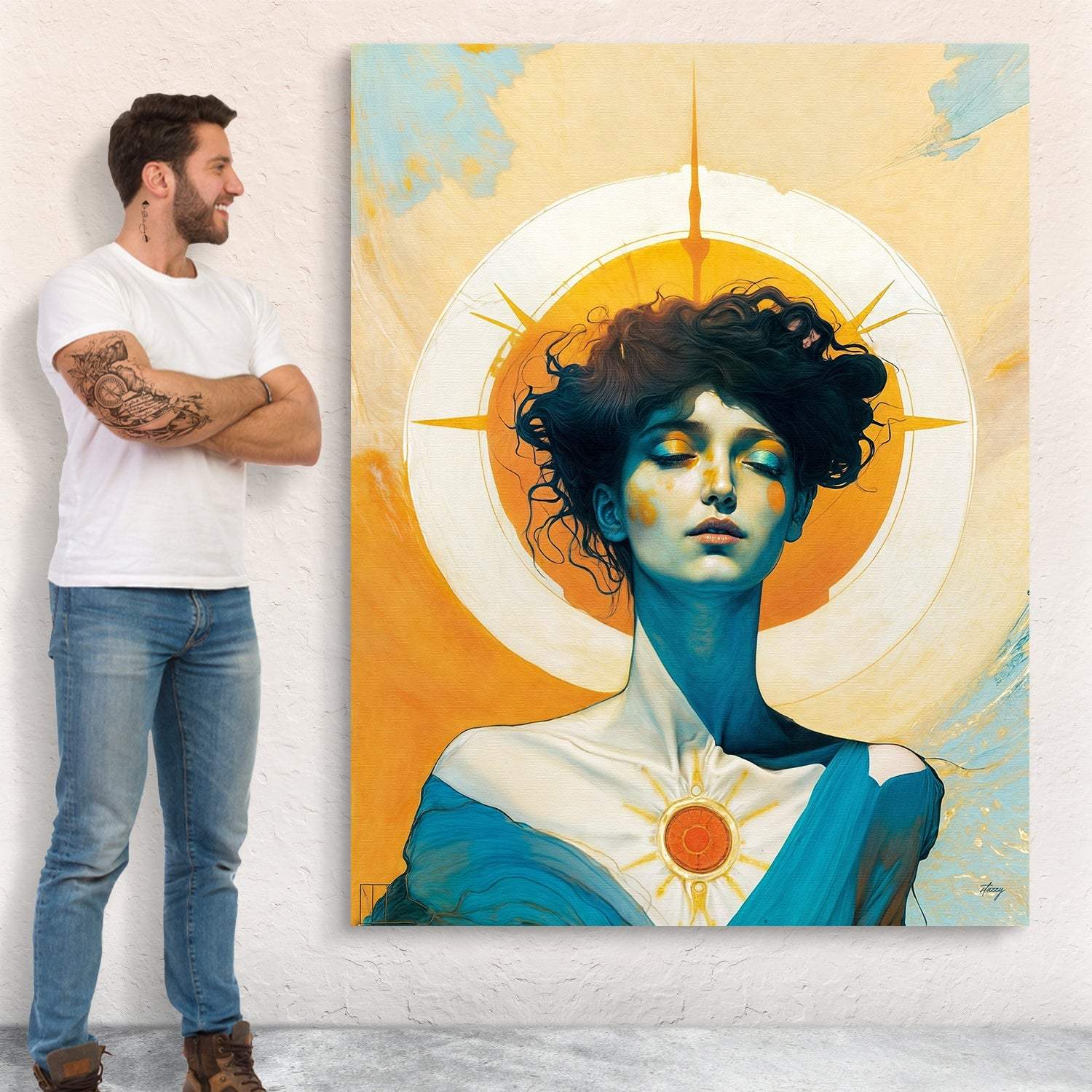 Canvas Print: "Luminous Reverie" - Image 4