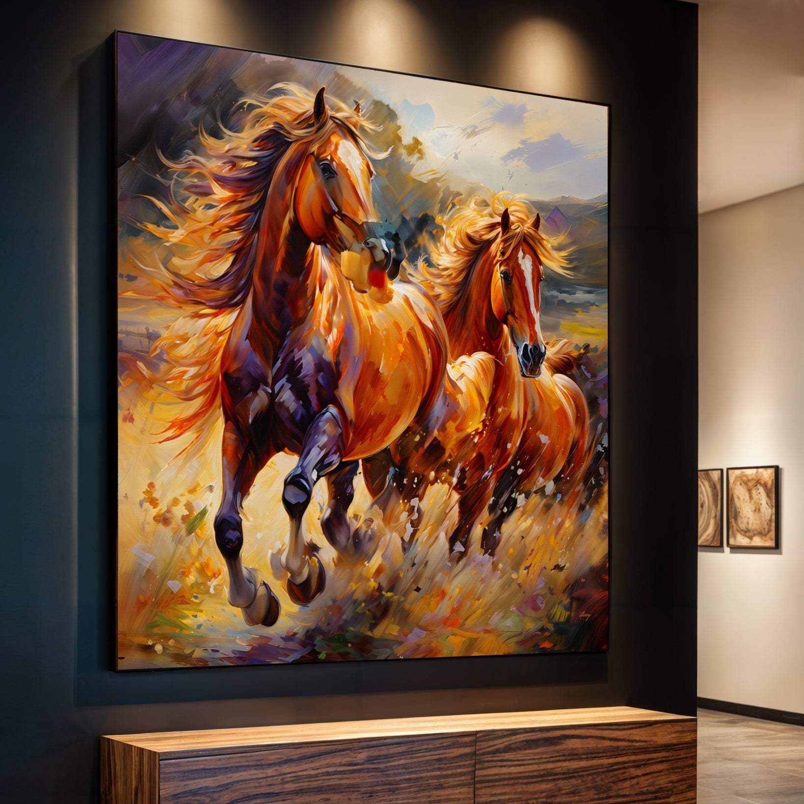 Canvas Print: "Majestic Gallop" - Image 2