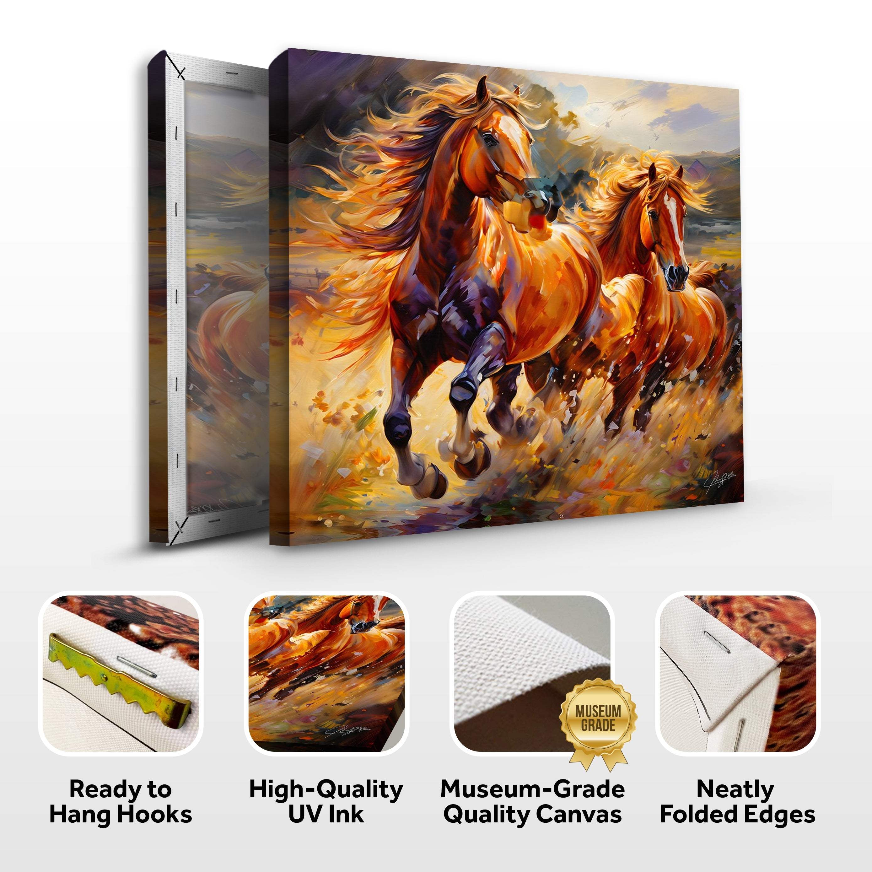 Canvas Print: "Majestic Gallop" - Image 4