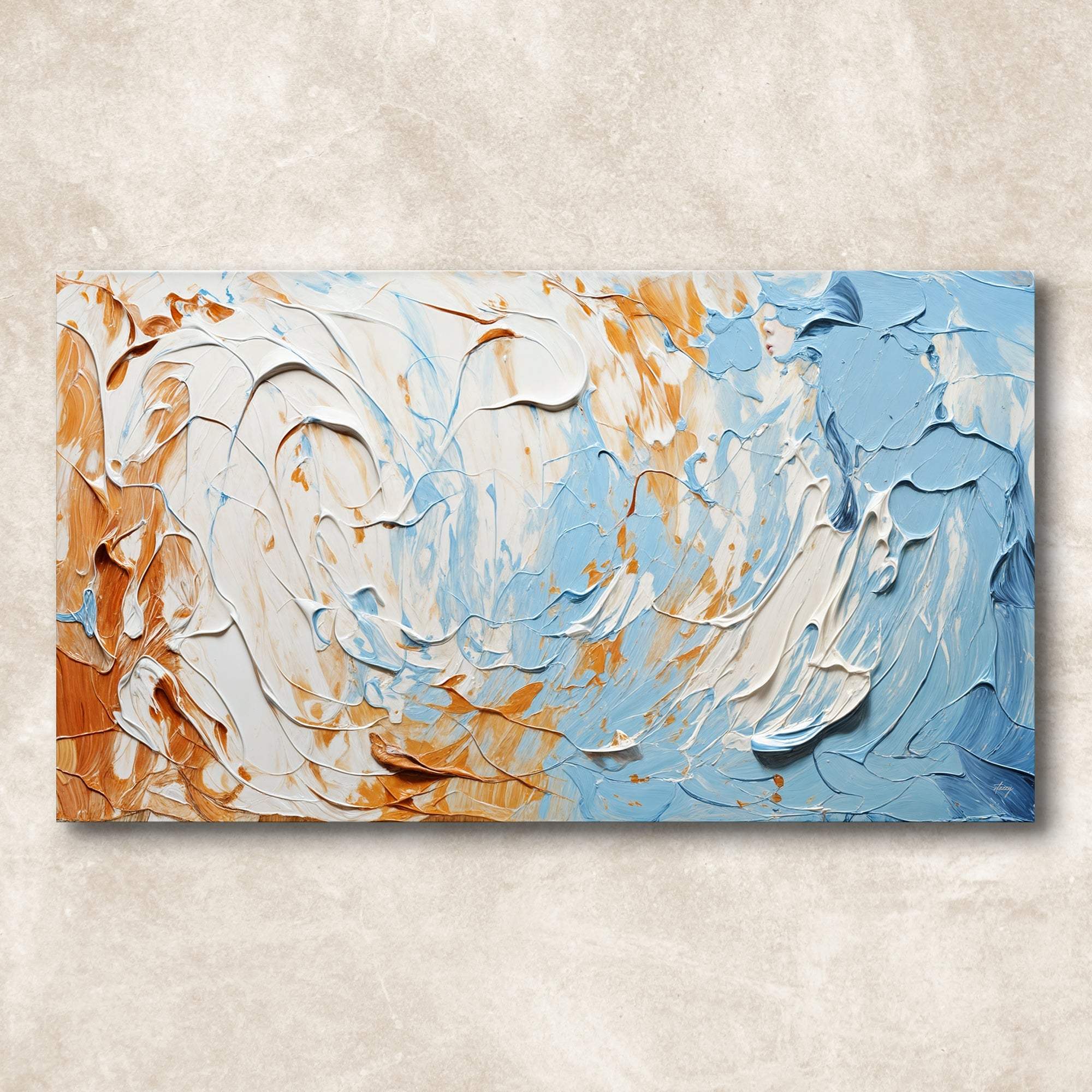 Canvas Print: "Pebble Tides III" - Image 4